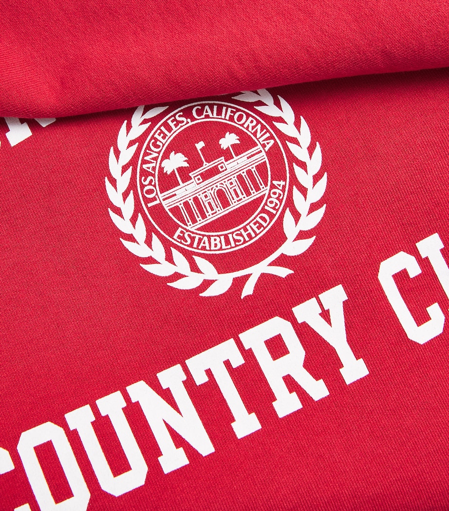Varsity Crest Sweatshirt RUBY Image 5