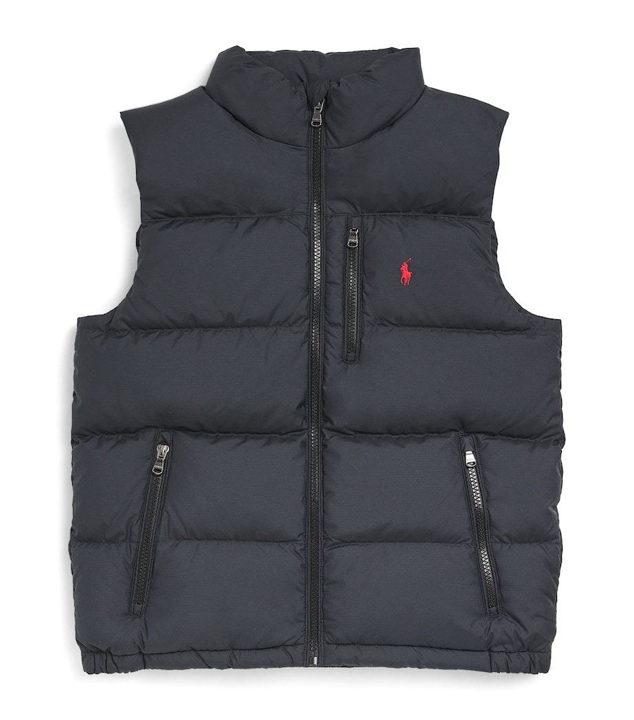 Down Puffer Gilet (6-14 Years) BLACK Image 1