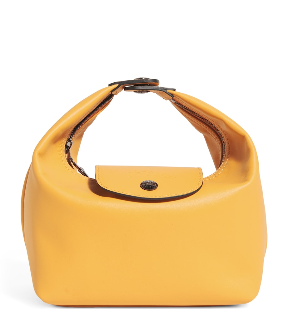 Longchamp Extra Small Leather Le Pliage Xtra Top-Handle Bag Honey Image 1