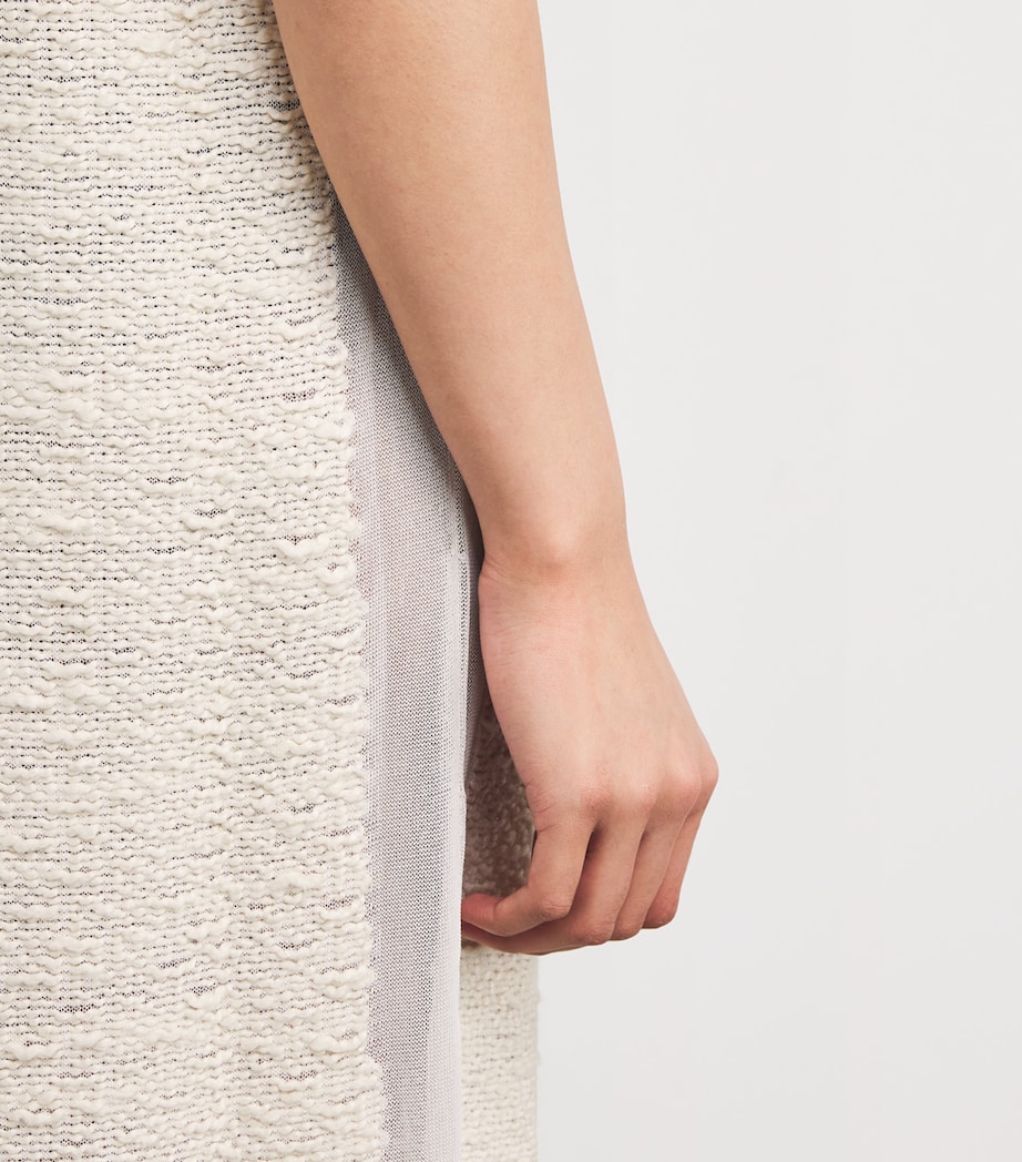 Knitted Miriele Midi Dress 101 IVORY Image 6