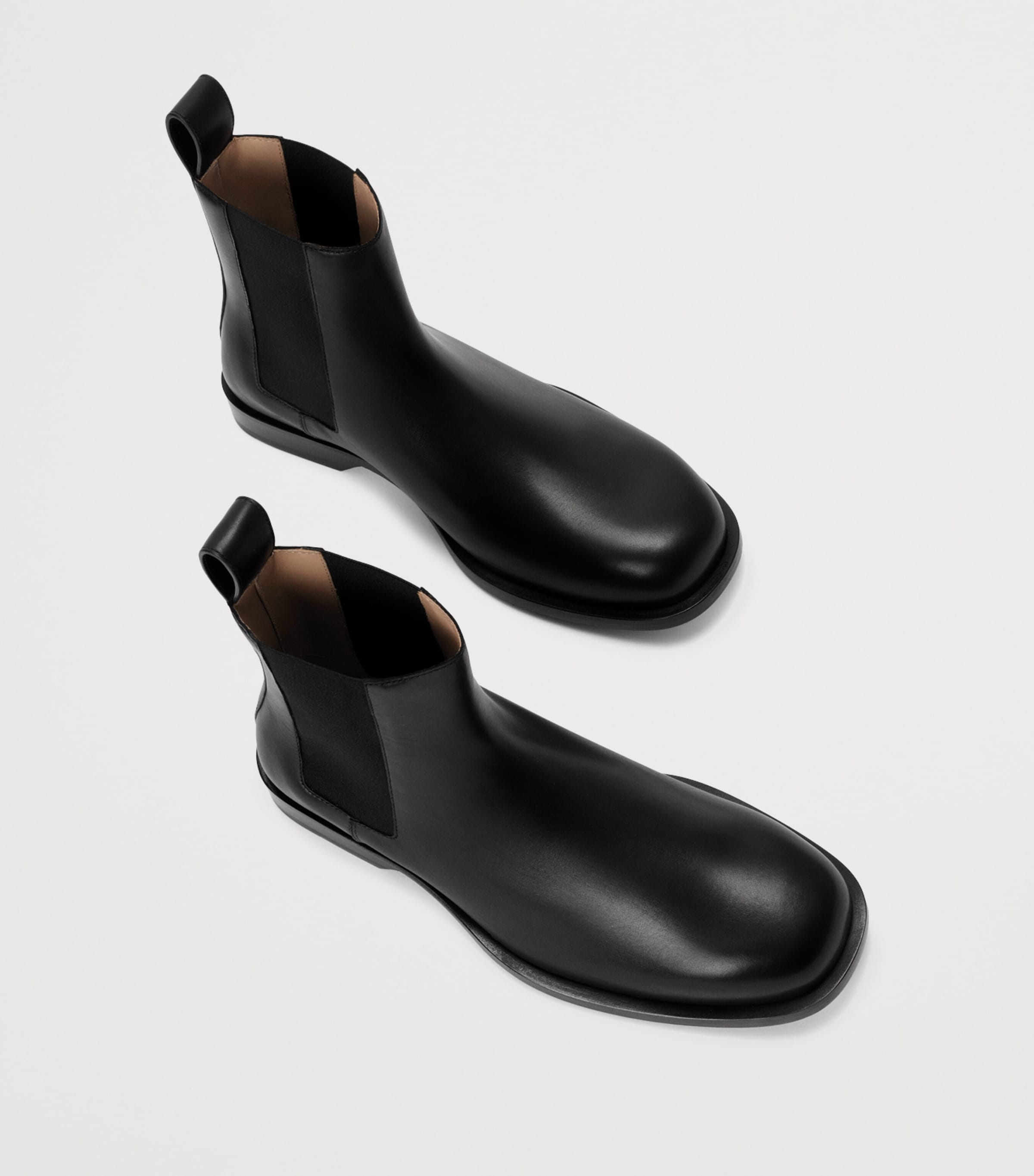 LOEWE Leather Bobine Chelsea Ankle Boots Black Image 3