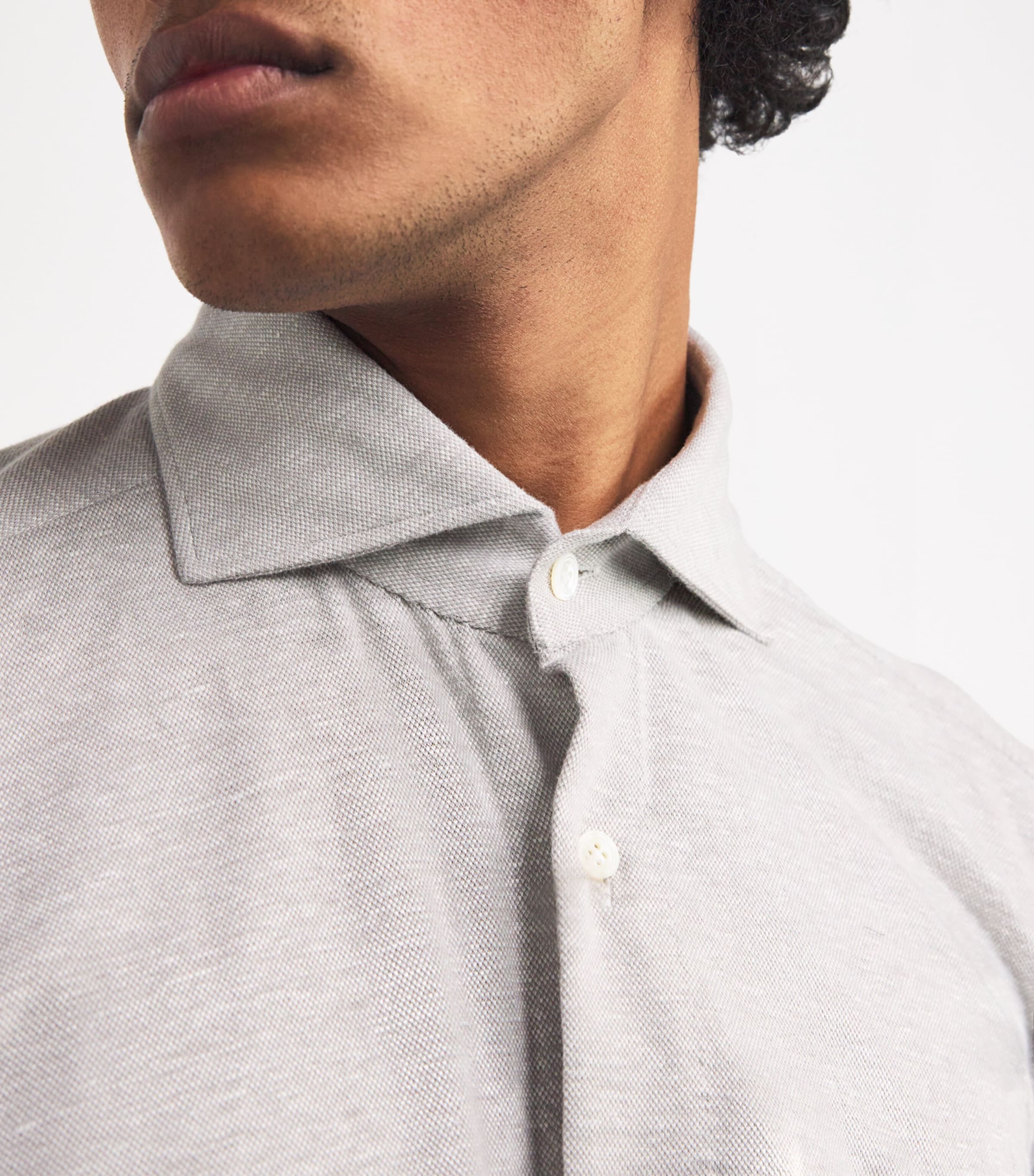 Cotton-Linen Shirt BEIGE Image 6