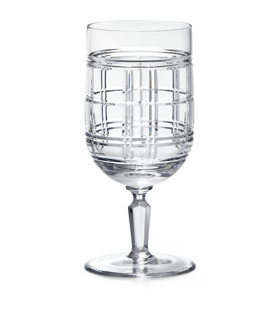 Hudson Plaid Iced Beverage Glass CLEAR Image 1