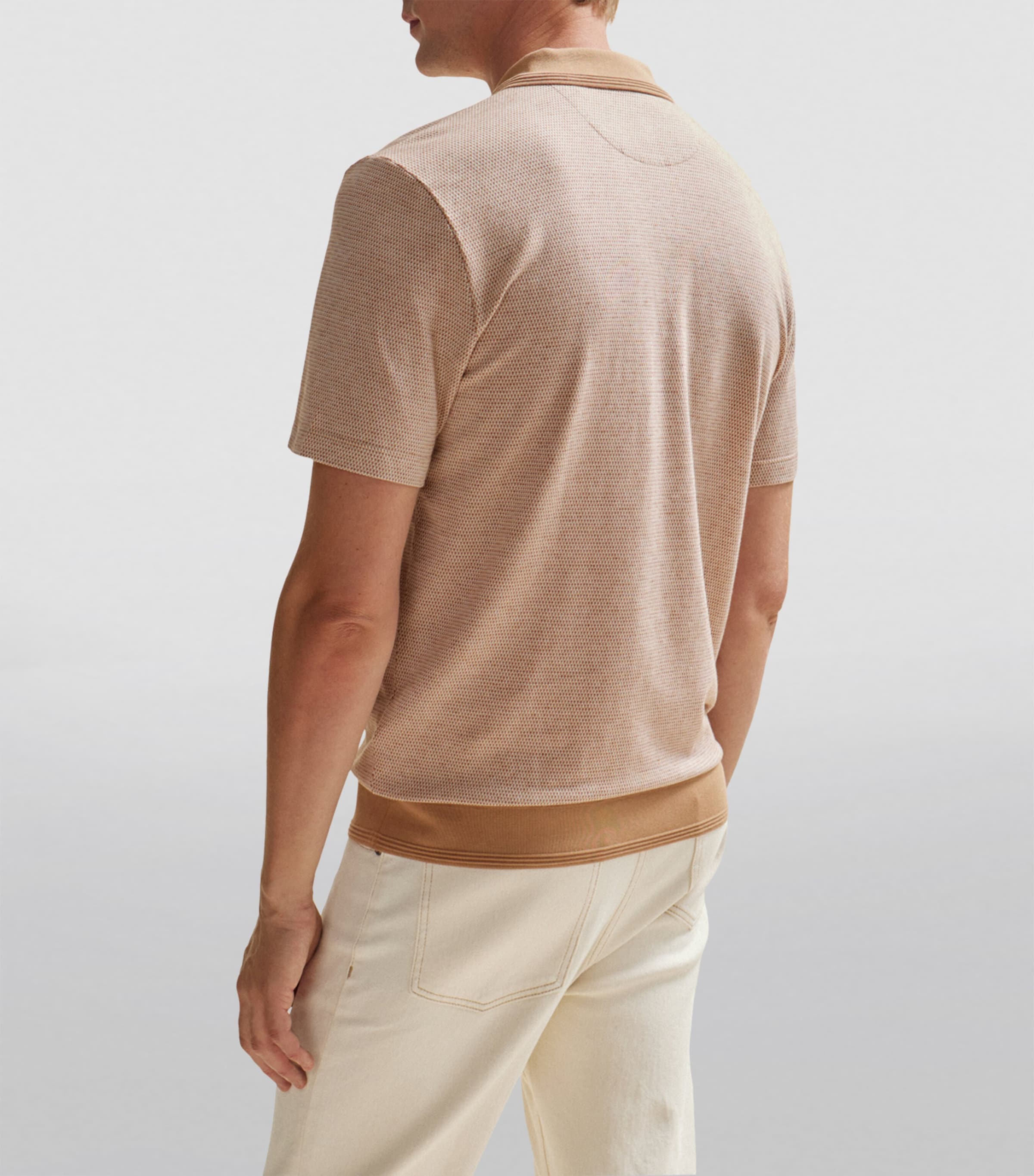 Cotton-Cashmere Polo Shirt 260 Image 4