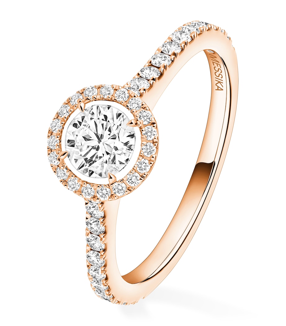 Messika Joy Pink Gold and Diamond Ring Pink Gold Image 1
