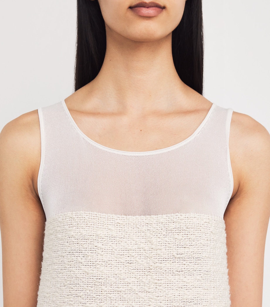 Knitted Miriele Midi Dress 101 IVORY Image 4