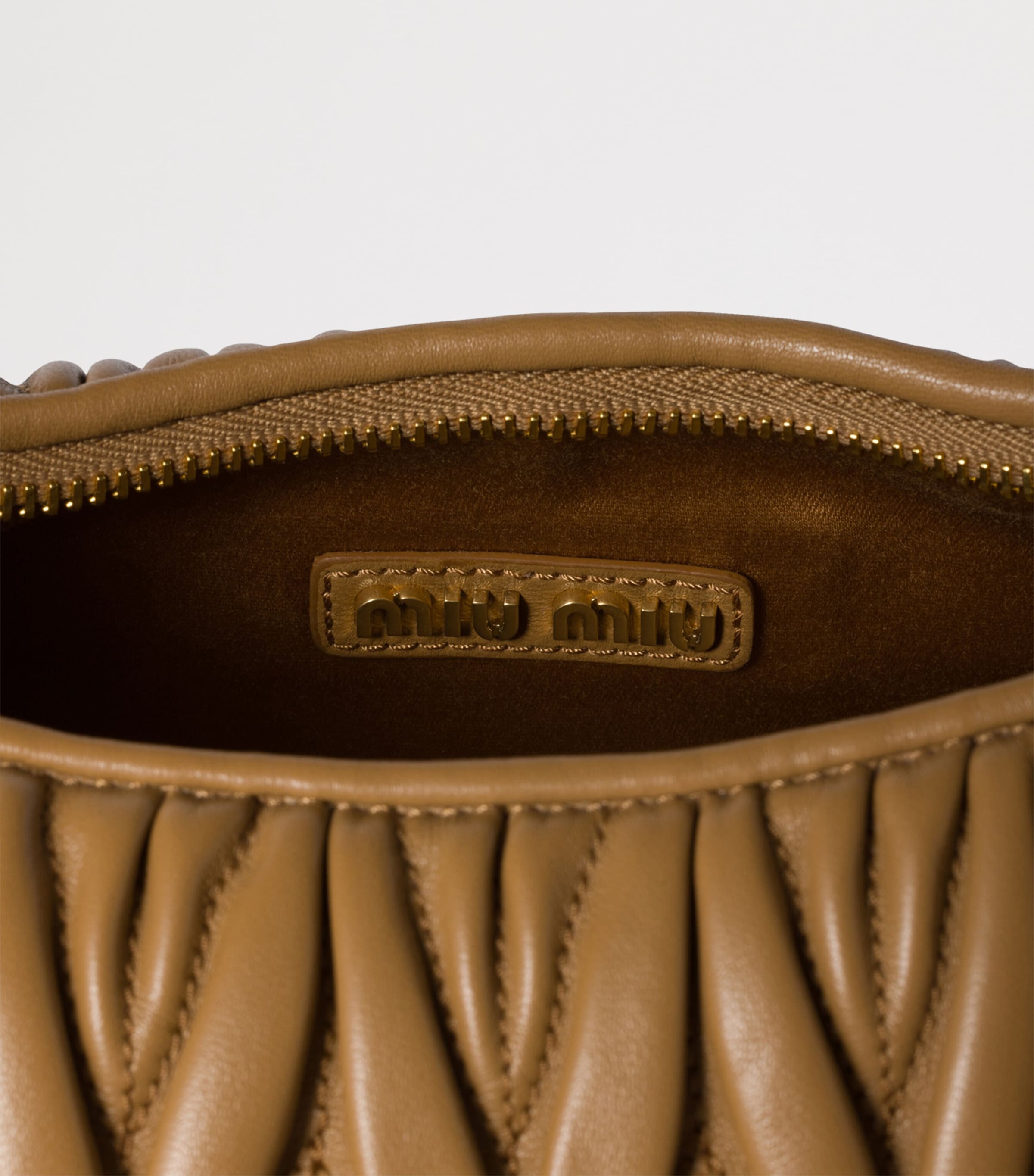 Matelassé Lambskin Wander Top-Handle Bag F098L Image 6