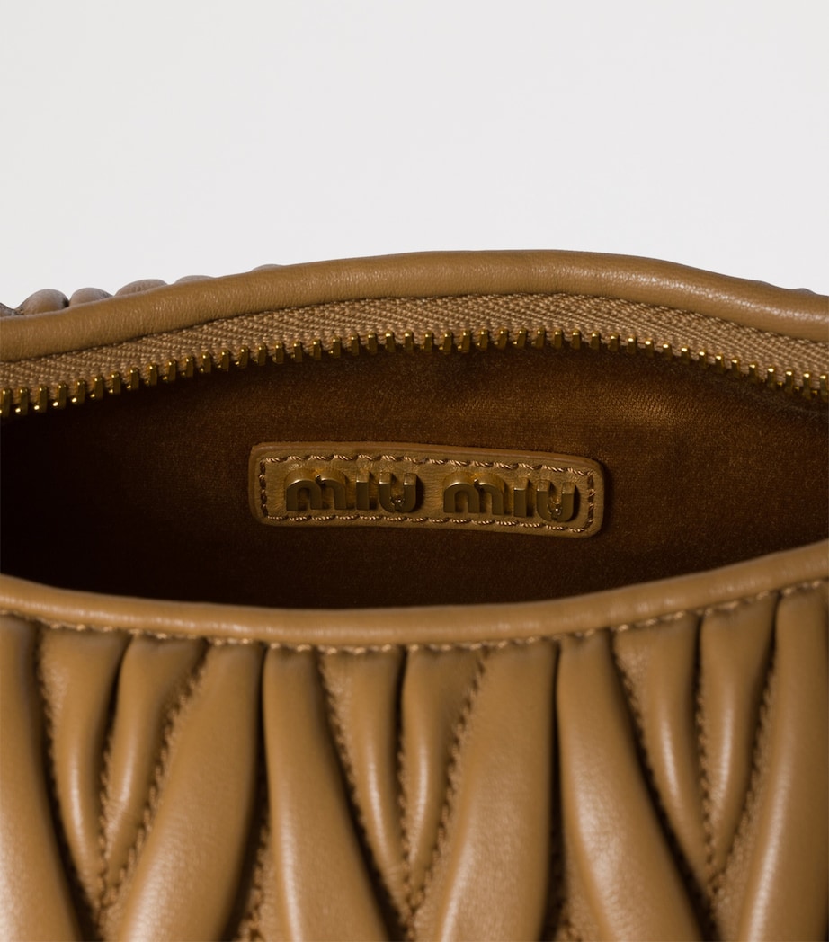 Matelassé Lambskin Wander Top-Handle Bag F098L Image 6