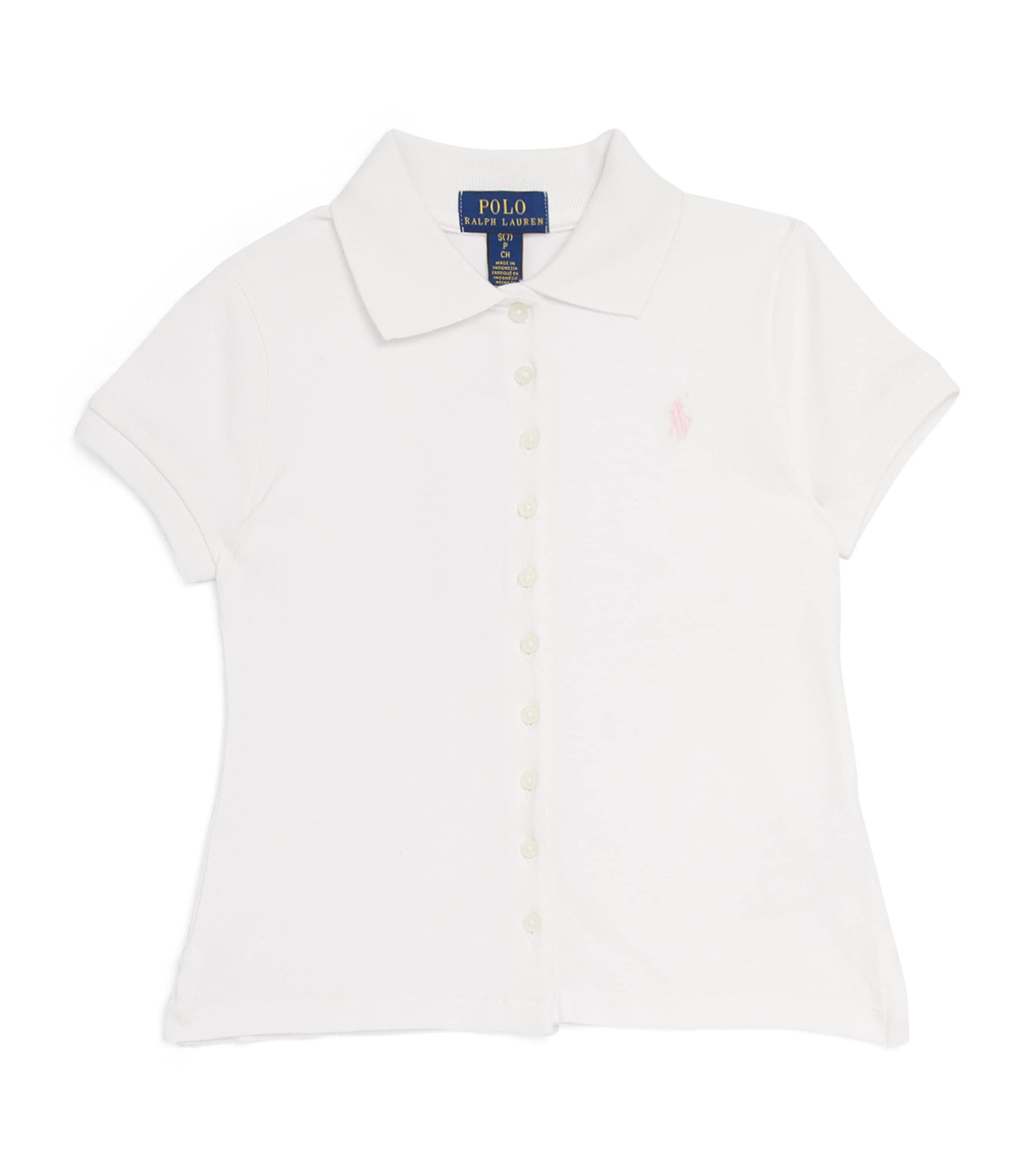 Shop Ralph Lauren Stretch-cotton Polo Shirt In White