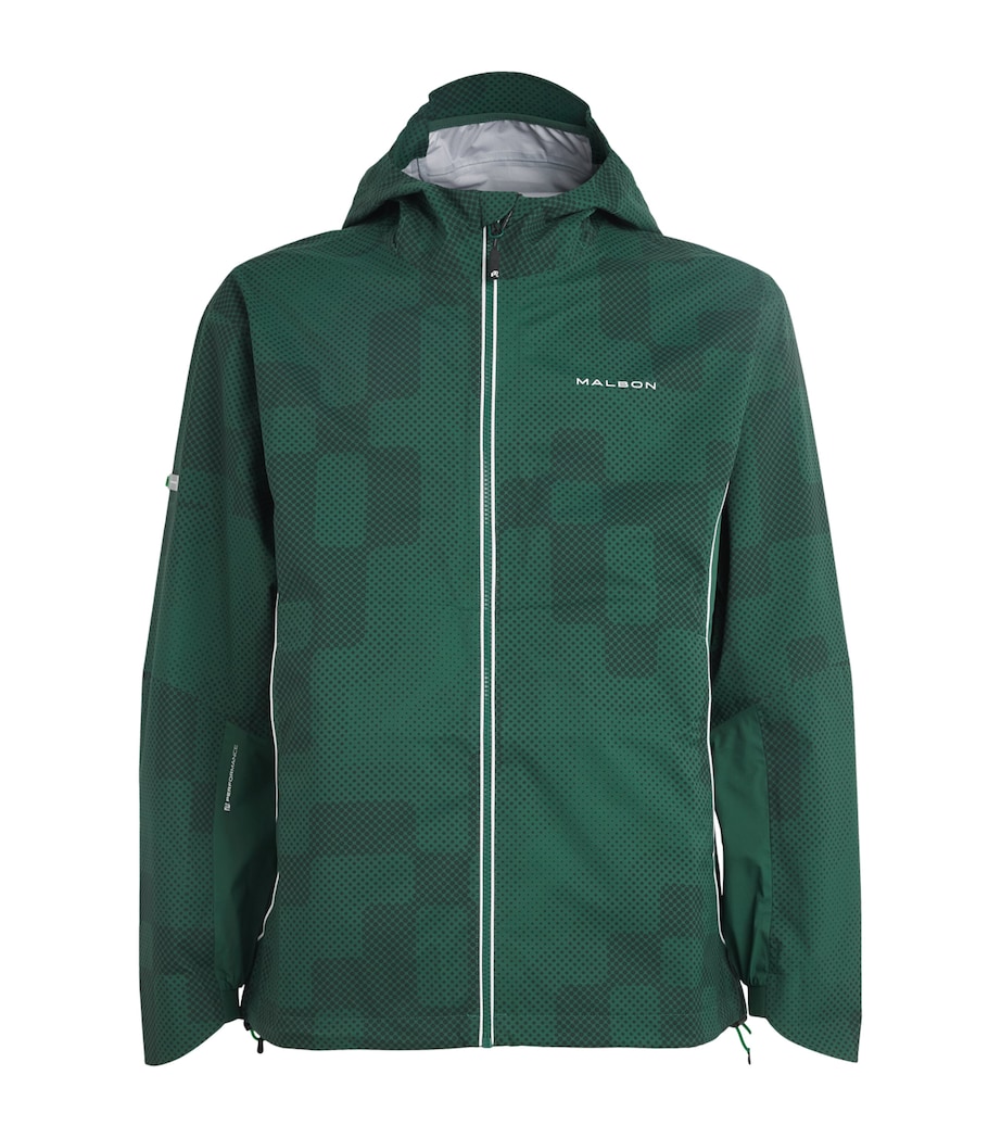 Malbon Mens Printed Performance Rain Jacket Eden Image 1