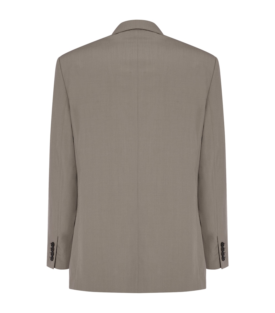 The Row Mens Wool Orcha Jacket Grey Sepia Image 2