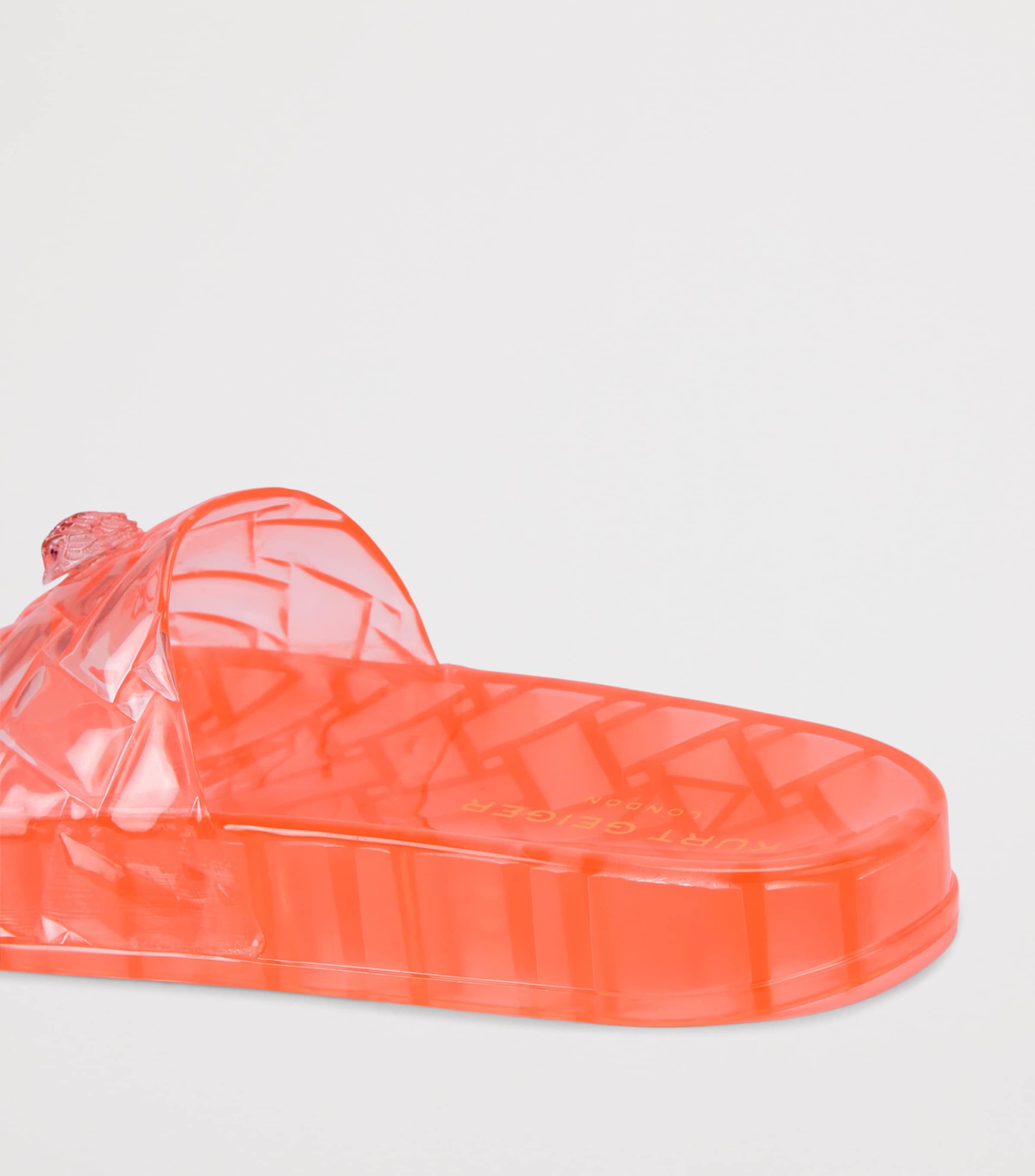 Kurt Geiger London Jelly Meena Slides Pink Comb Image 3