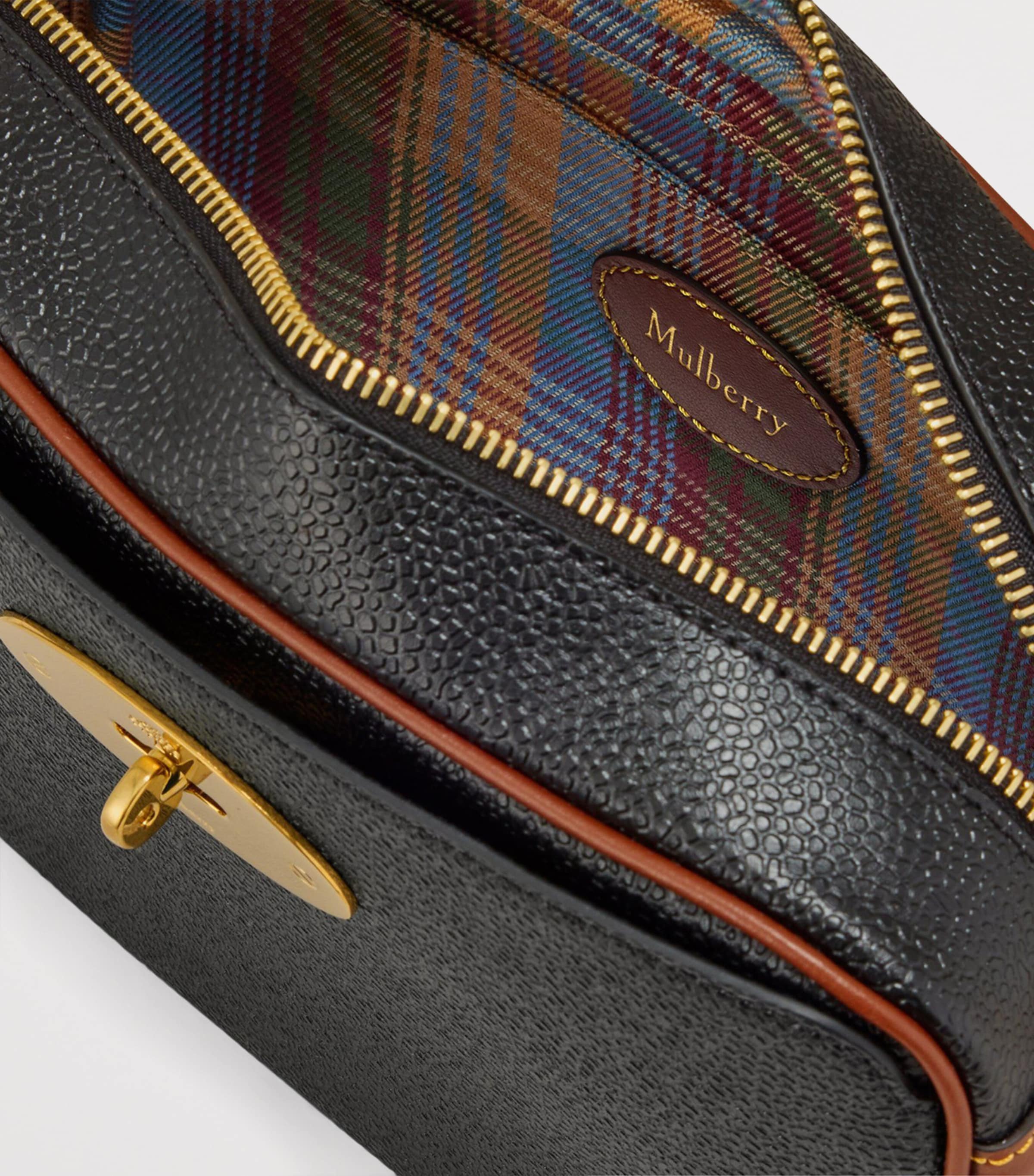 Mulberry Darley Camera Bag Black Cognac Image 5
