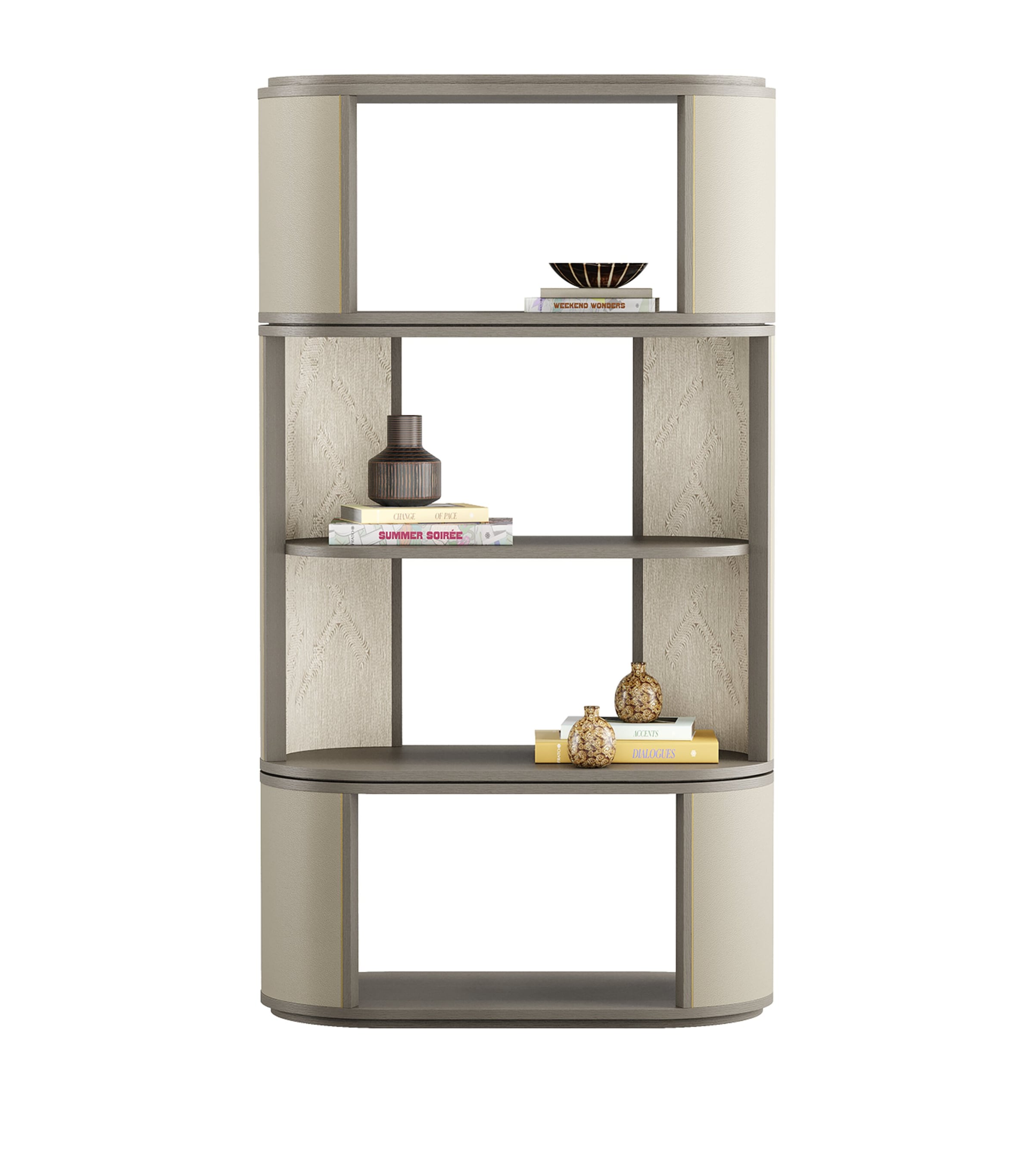 Limassol Bookcase BEIGE Image 1