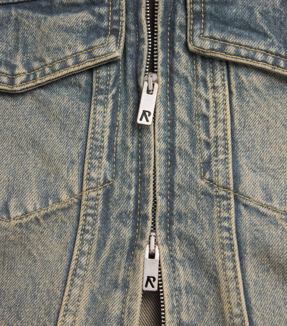Bleached Denim Jacket BLUE CREAM Image 5