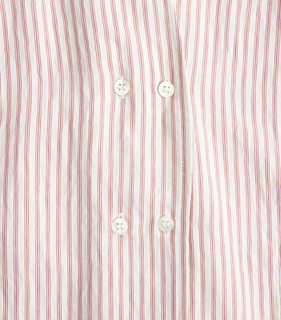 Citizens of Humanity Womens Stripe Penelope Blouse Raspberry Stripe Image 6