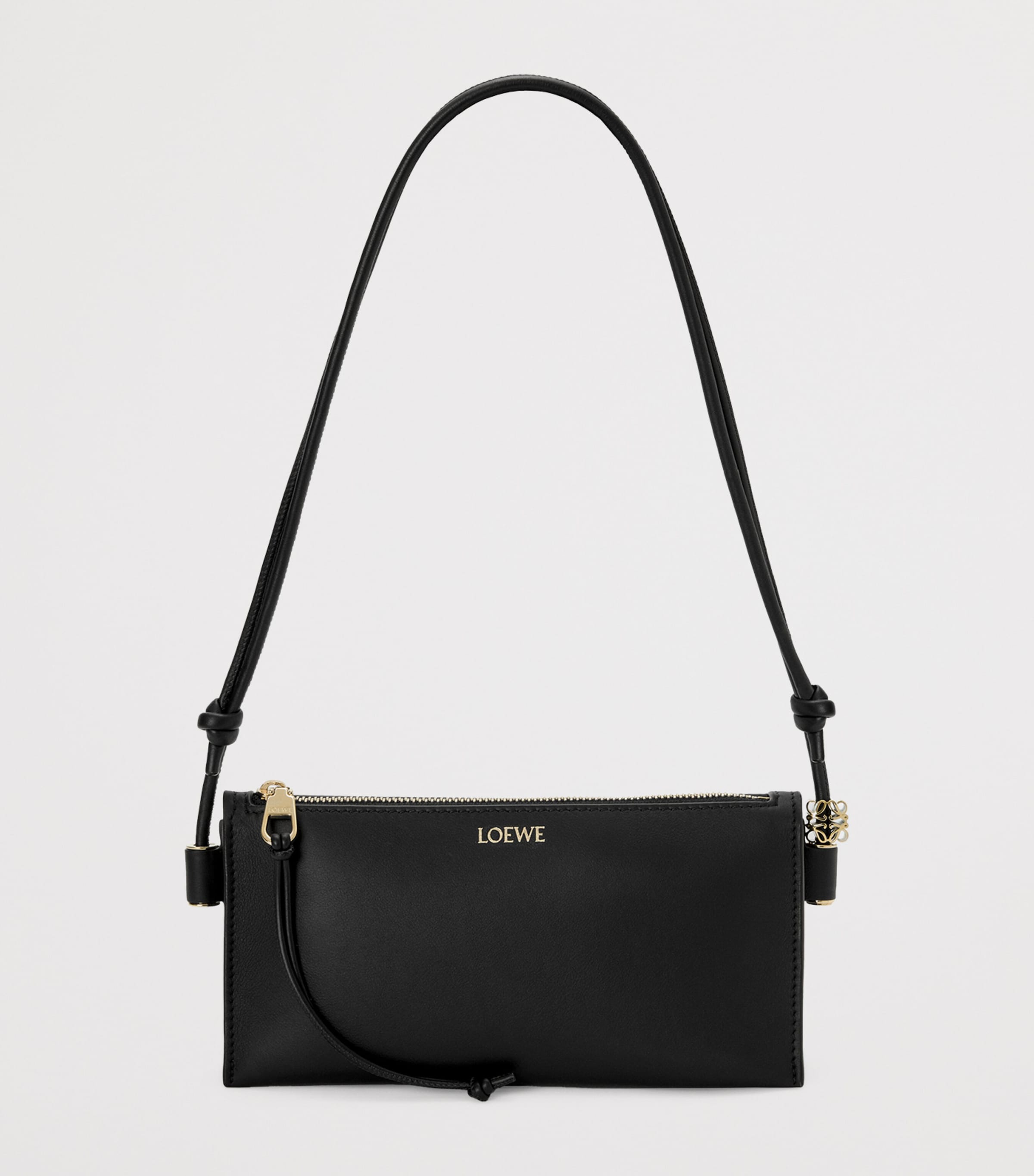 Leather Joya Pouch BLACK Image 2