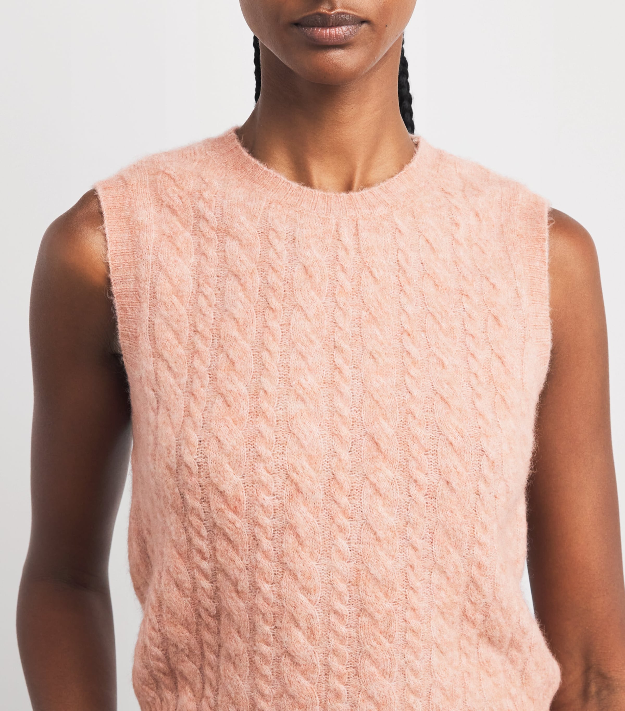 Wool-Blend Sweater Vest POUDRE PINK Image 6