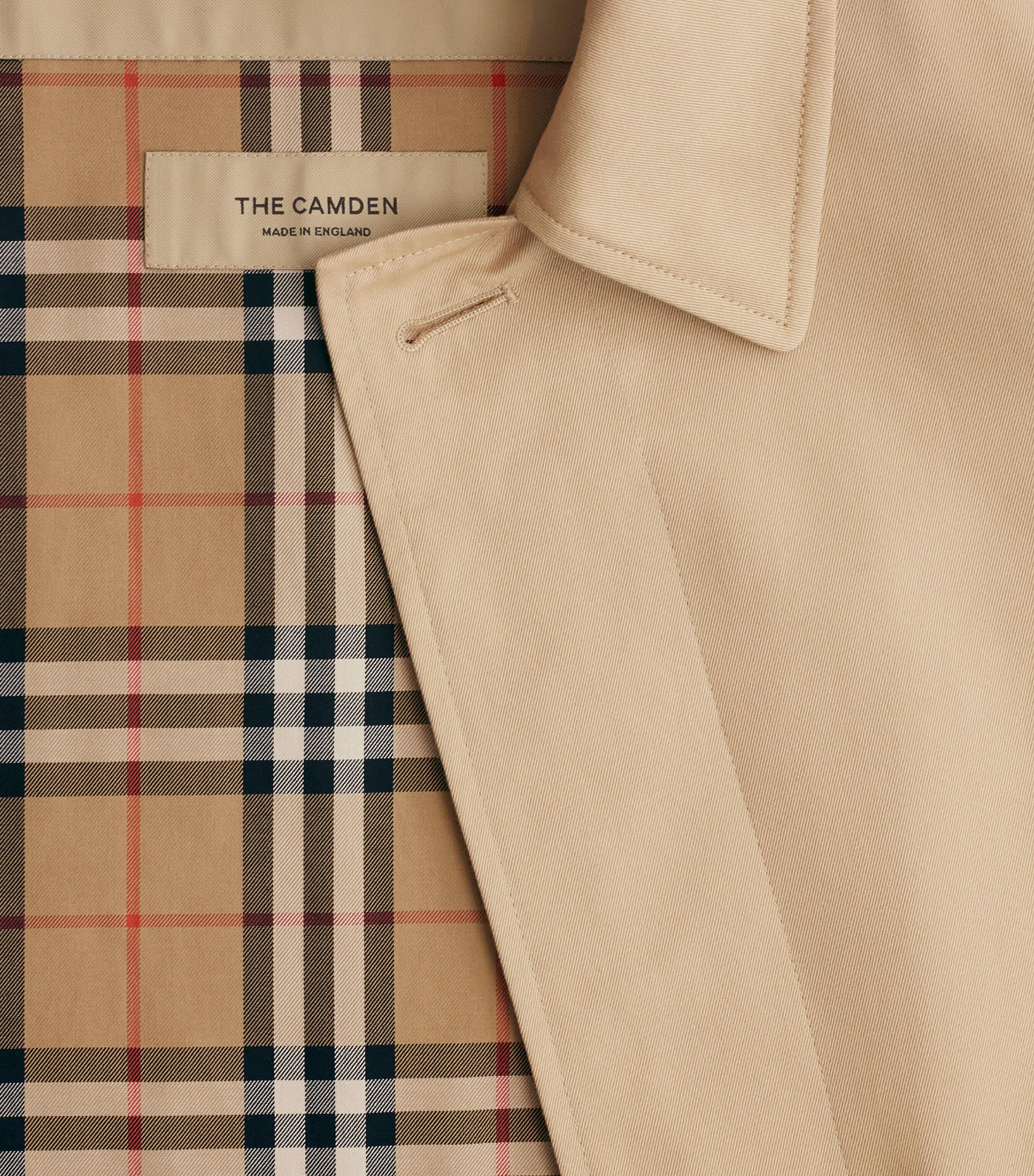 Cotton Camden Heritage Short Car Coat HONEY Image 8