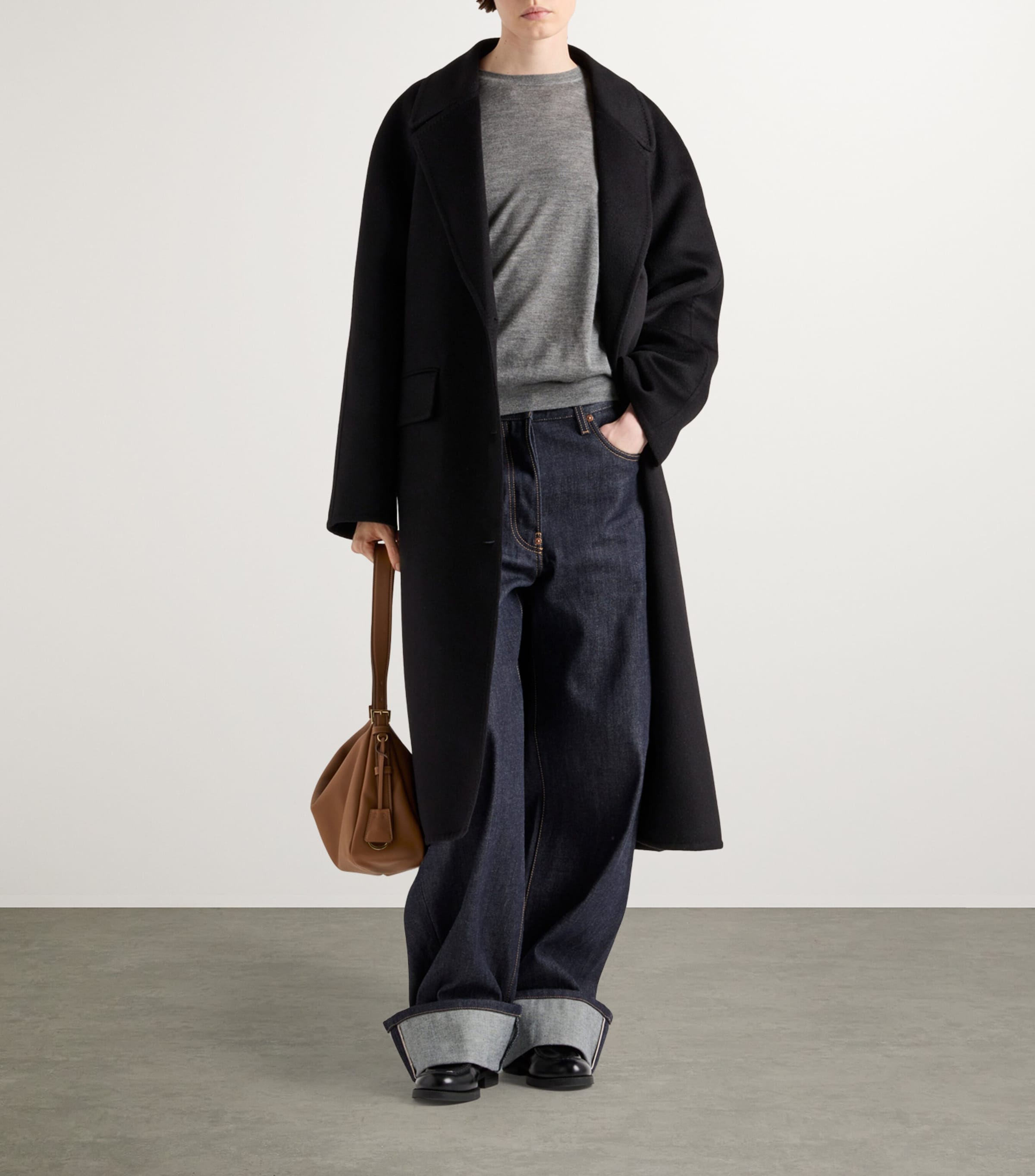 Cashmere Crew-Neck Sweater F0480 Image 2