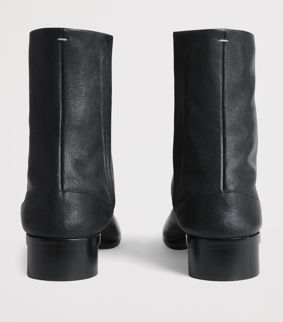 Maison Margiela Leather Tabi Ankle Boots 30 Black Image 5