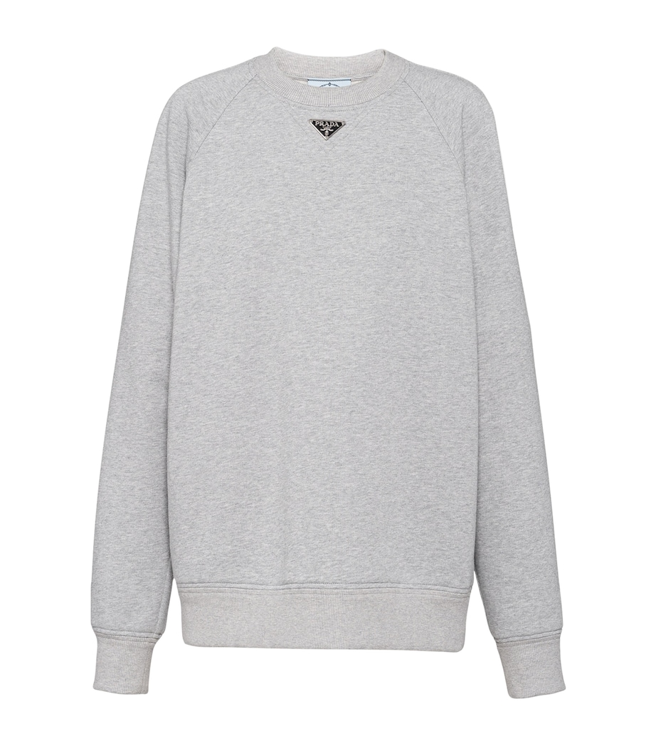 Cotton Logo Sweatshirt F0031 Image 1