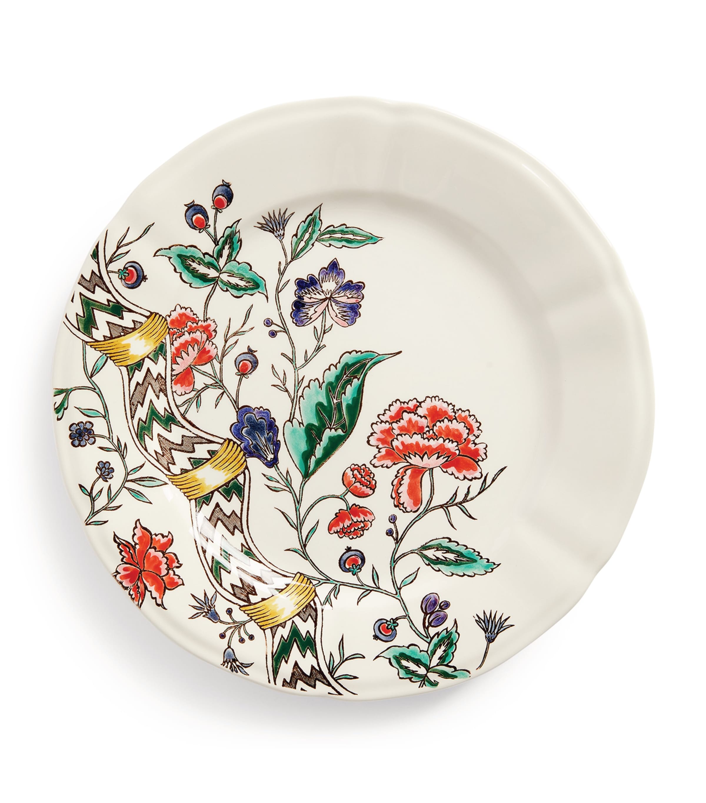 Gien Dominoté Dinner Plate