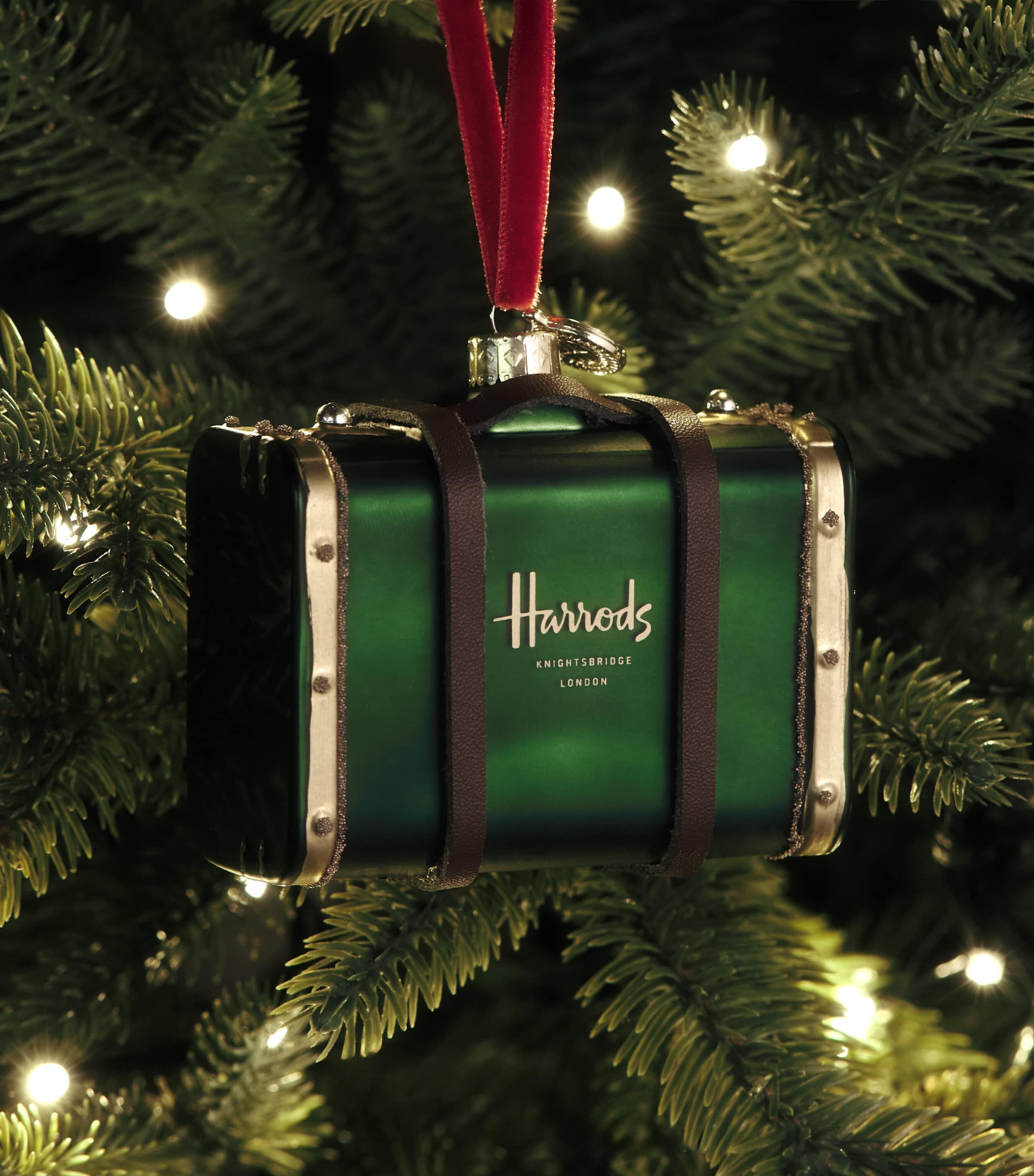 Harrods Harrods Suitcase Tree Decoration Image 3