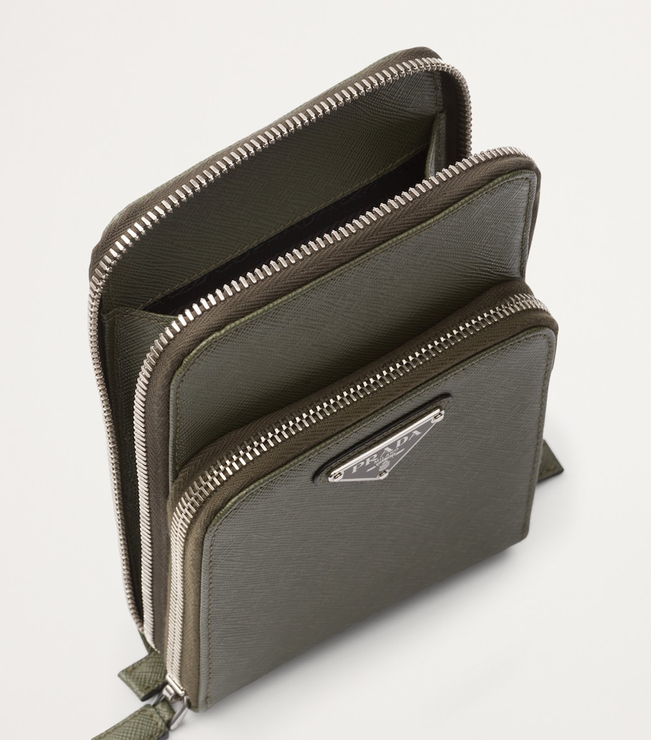 Saffiano Leather Smartphone Case F0466 Image 5