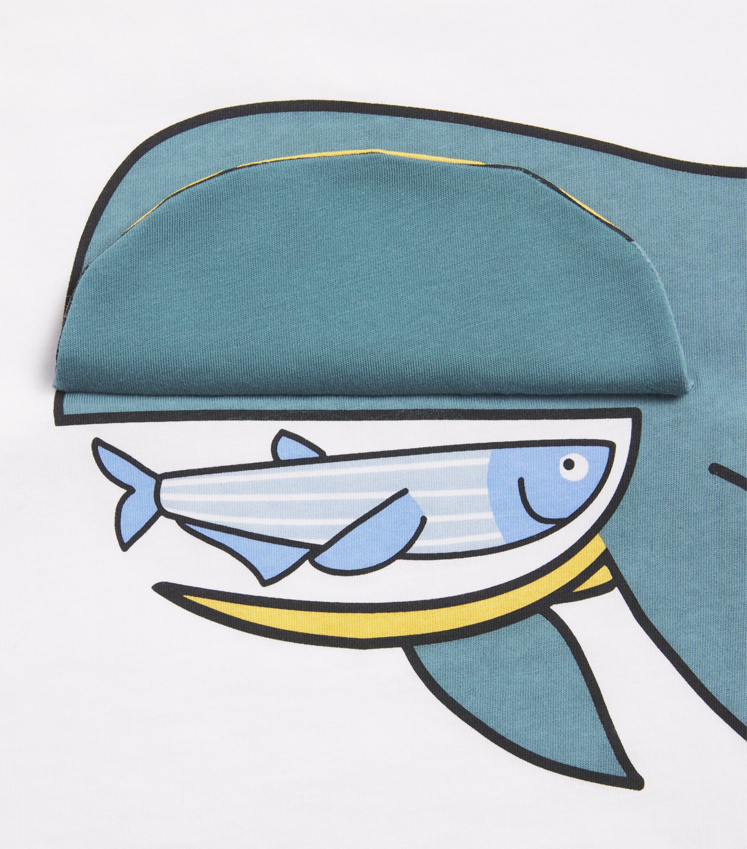 Stella McCartney Kids Organic Cotton Whale T-Shirt (2-14 Years) Image 3