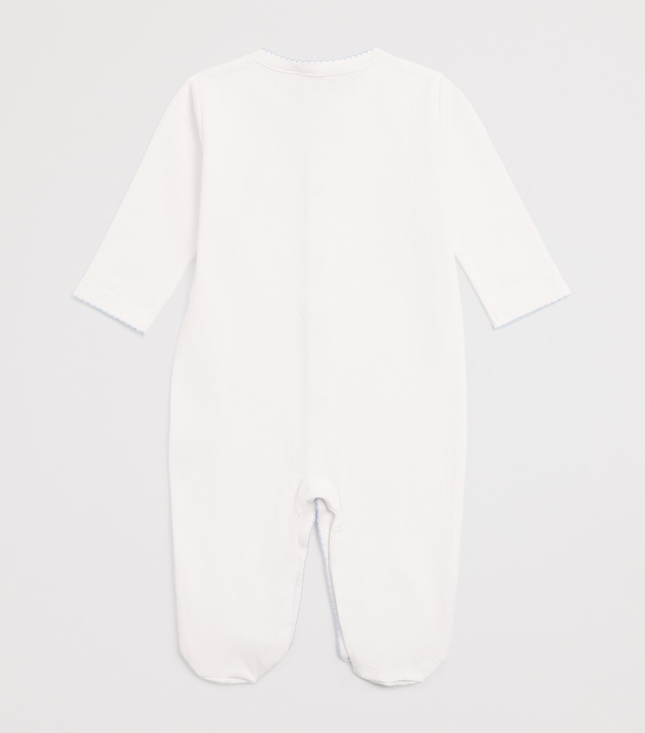 Pima Cotton Noah's Arc All-In-One (0-9 Months) K191WHITE/LT BLUE Image 2