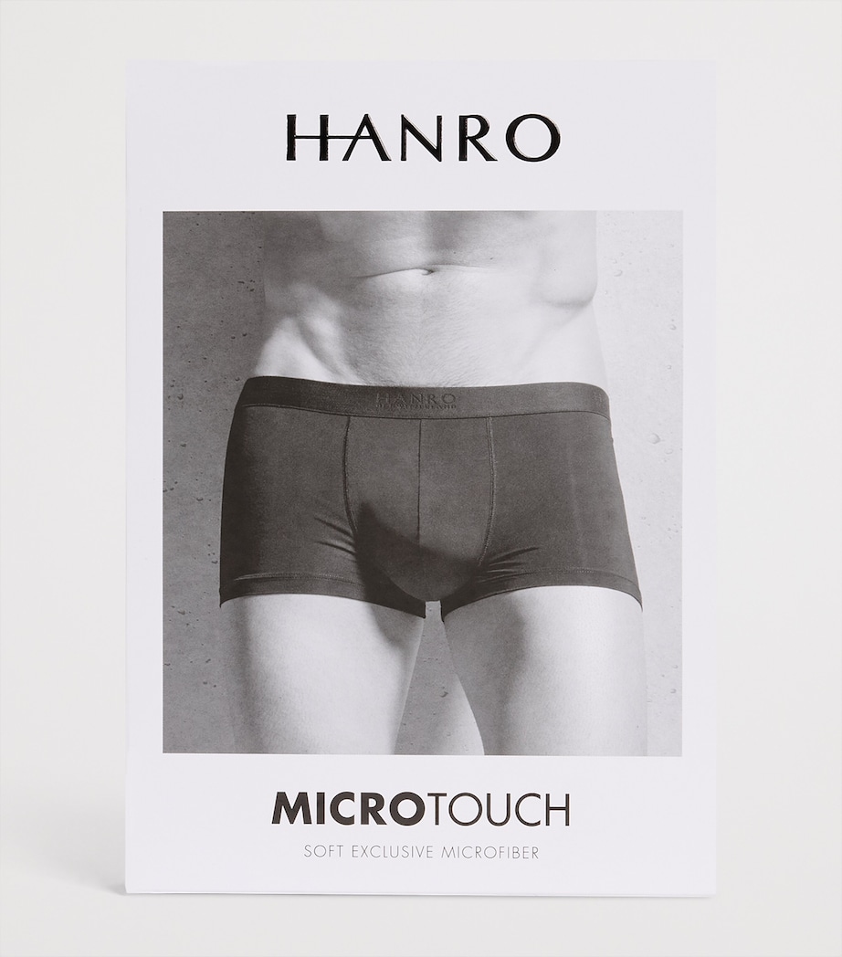 Hanro Mens Micro-Touch Boxer Briefs Pine Leaf Image 4
