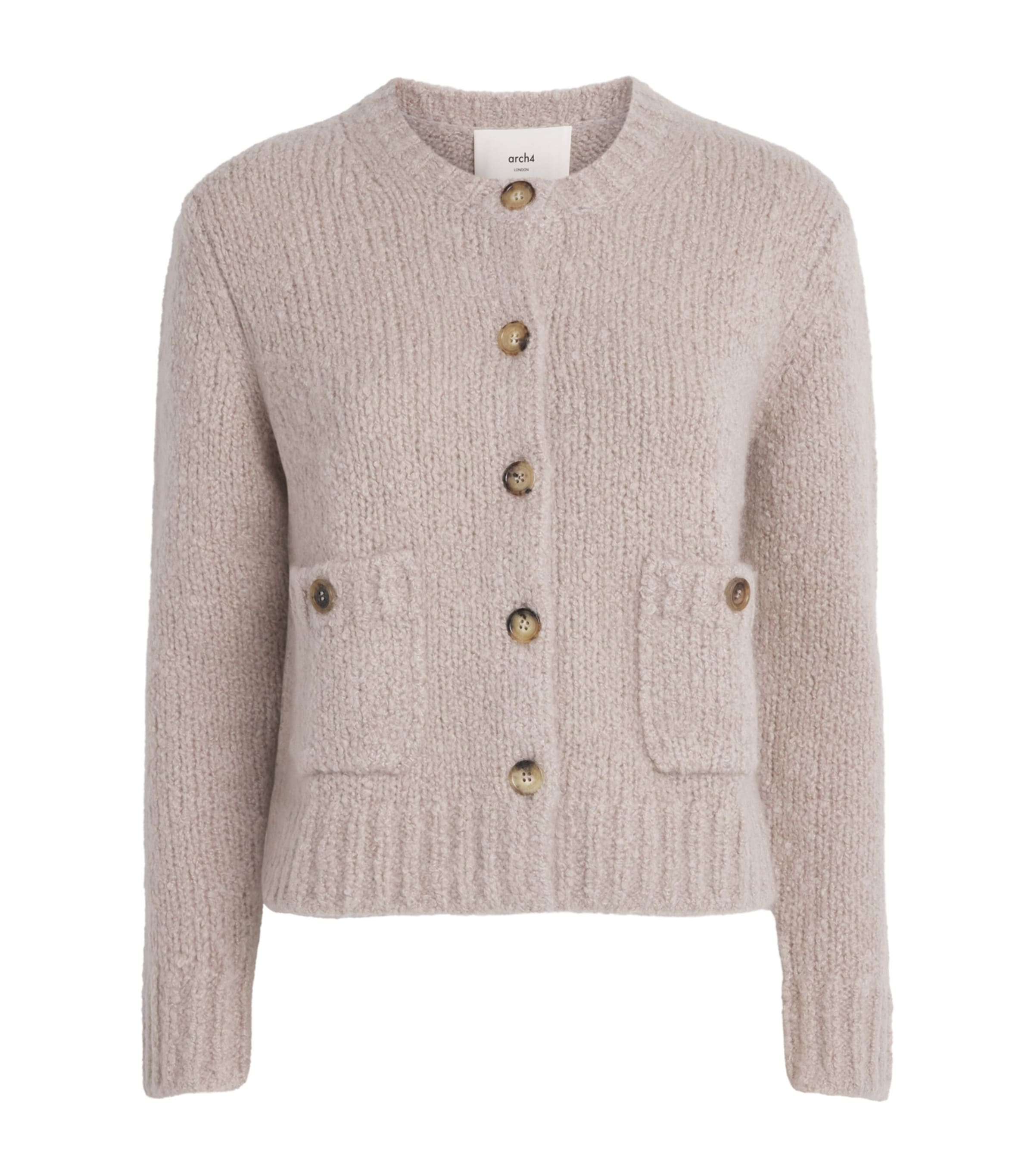 arch 4 Beige Cashmere-Silk Candice Cardigan | Harrods UK