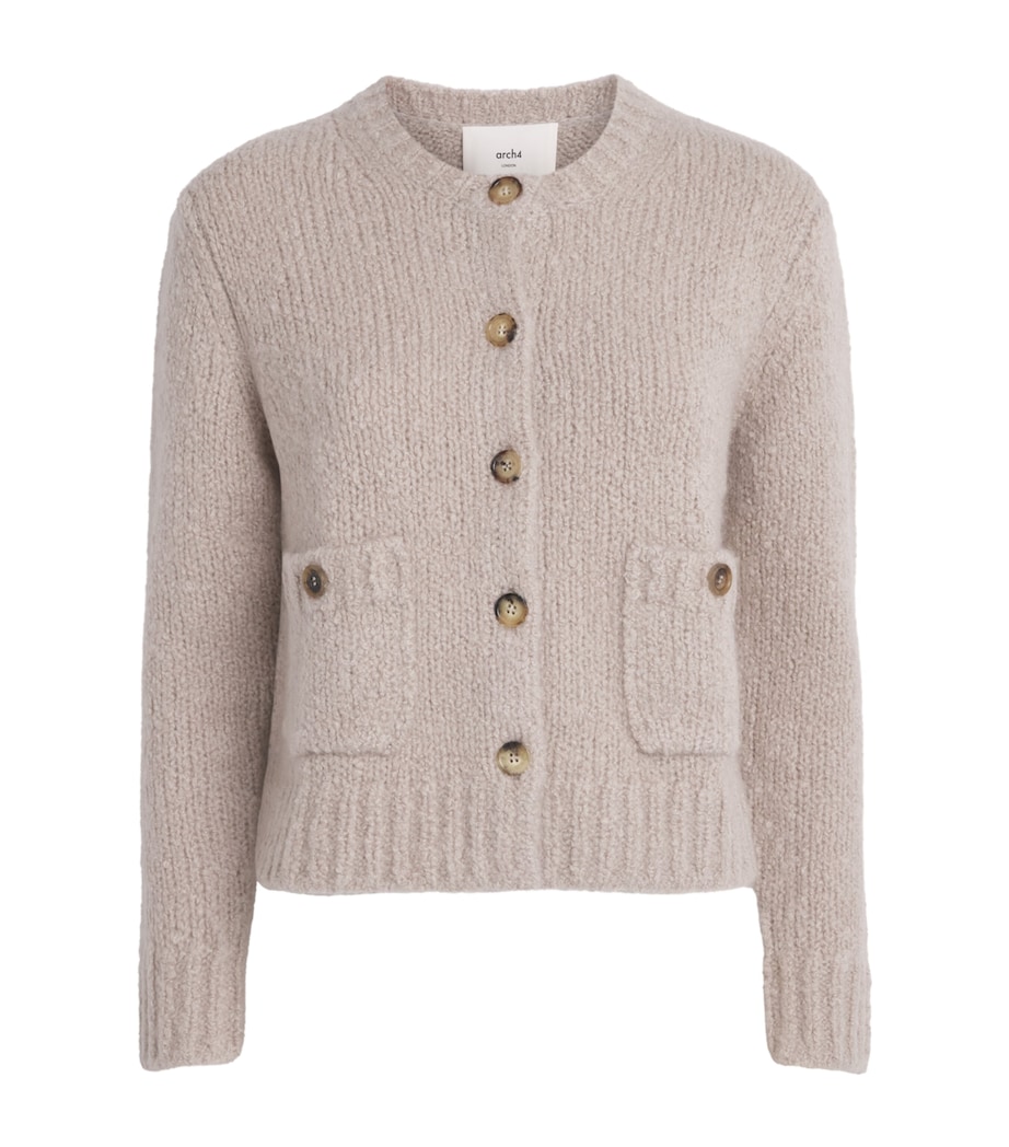 arch 4 Beige Cashmere-Silk Candice Cardigan | Harrods UK