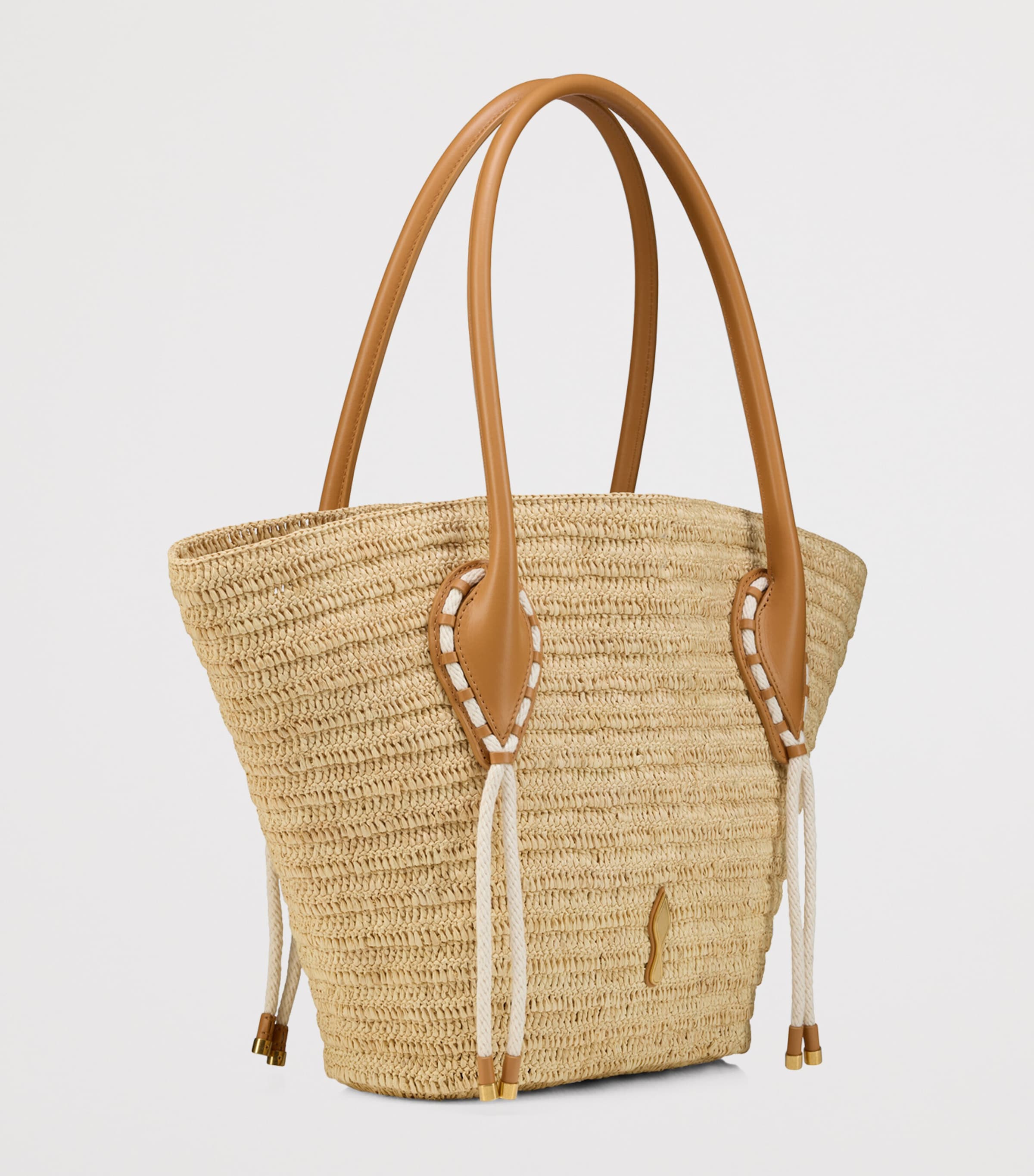 Christian Louboutin Venus Large Raffia Basket Bag Image 2