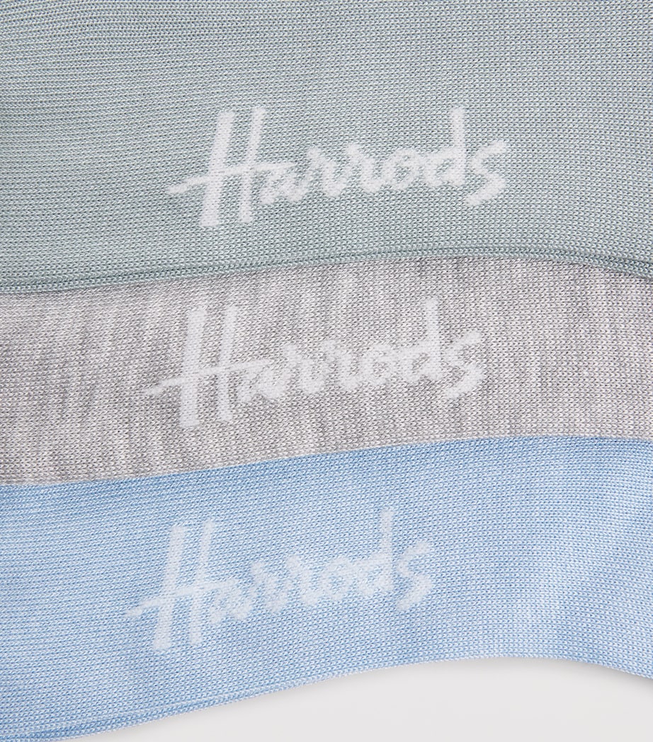 Cotton-Blend Ribbed Socks (Pack of 3) MULTI Image 2