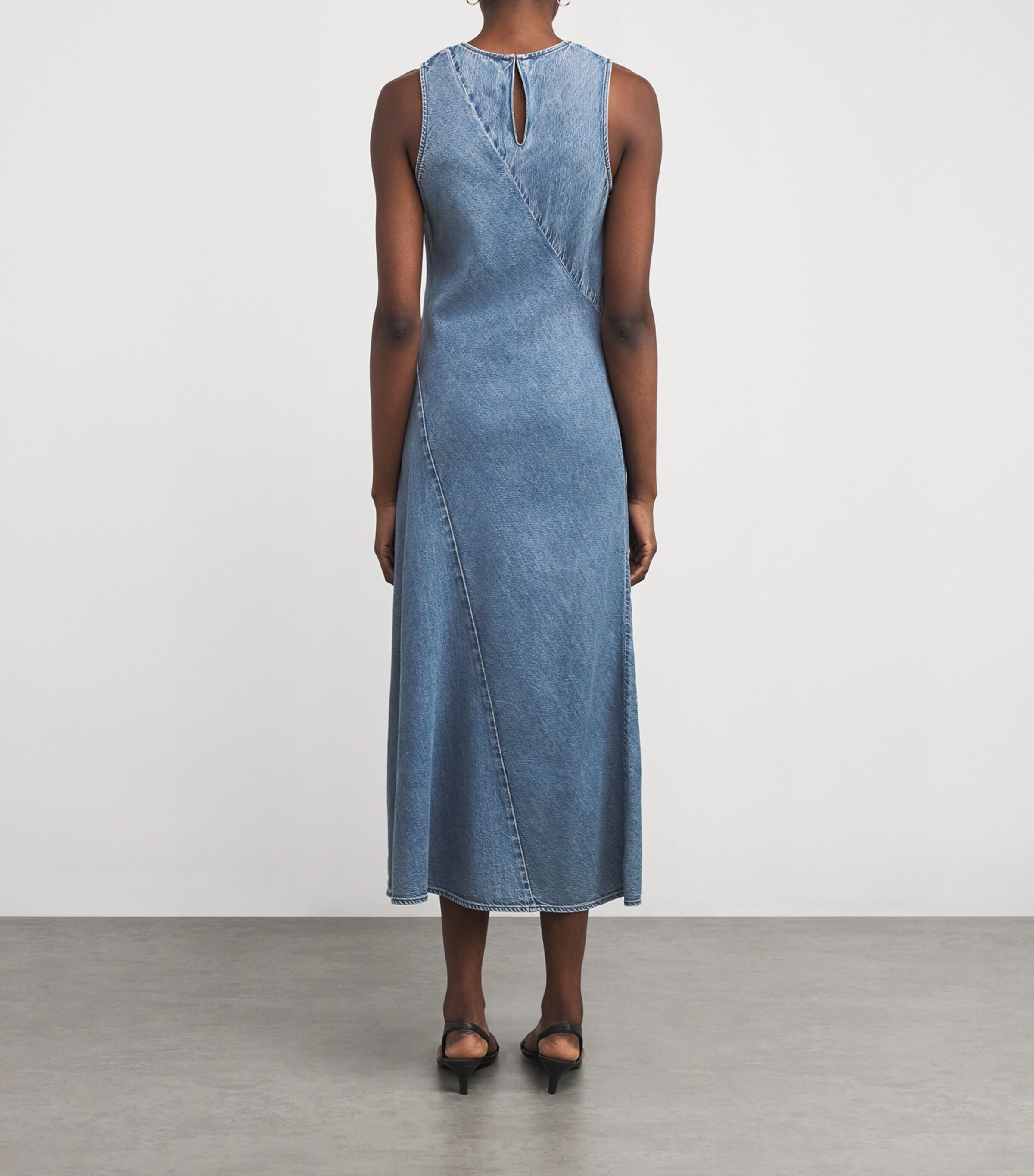 Denim Lisbon Midi Dress WAVERLY Image 3
