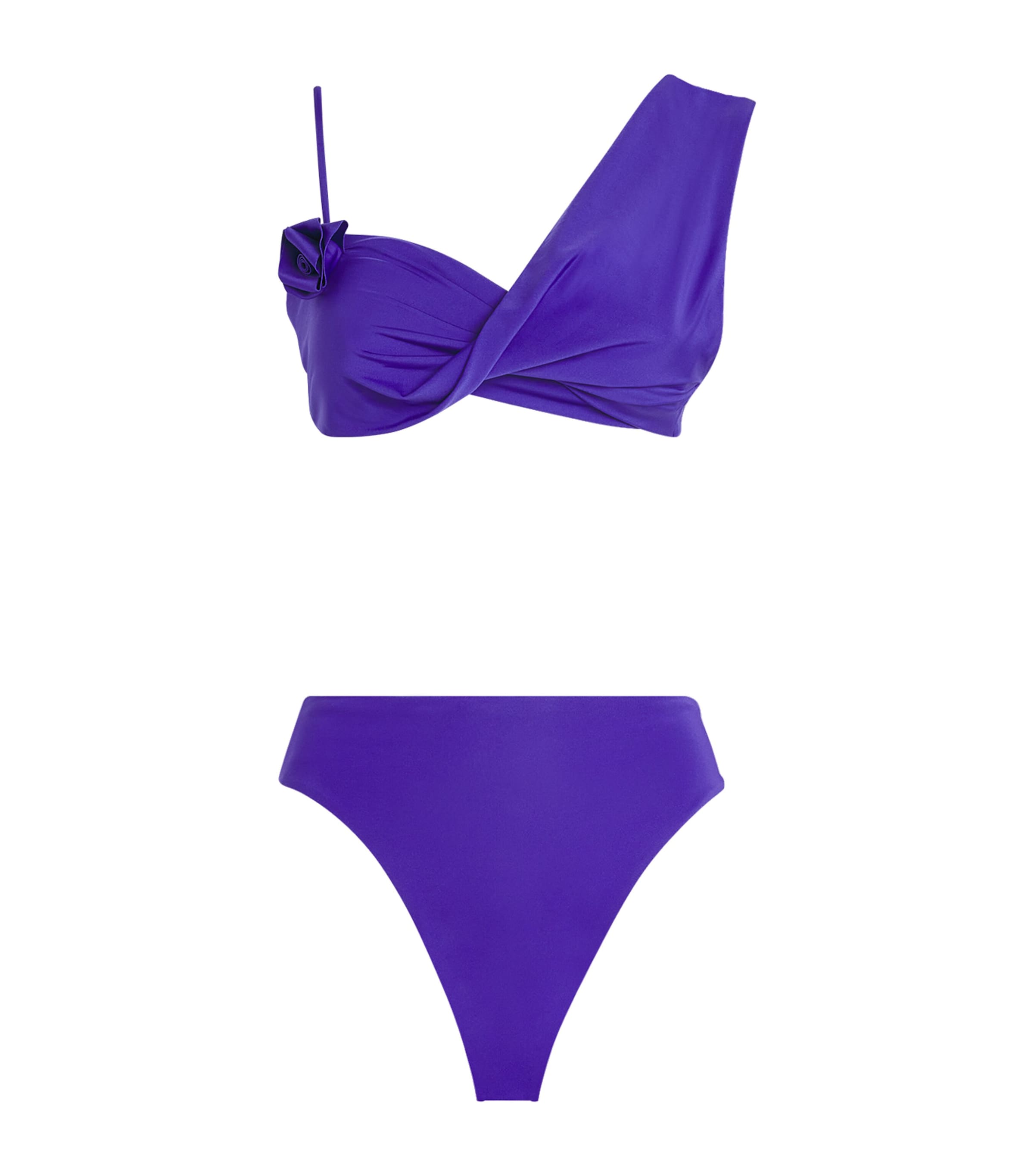 Maygel Coronel Draped Velato Bikini In Blue