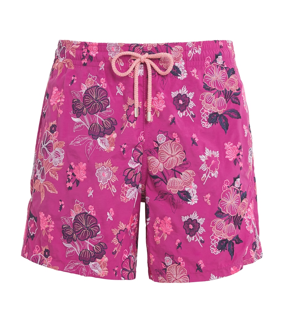 Embroidered Mistral Swim Shorts 215 POURPRE Image 1