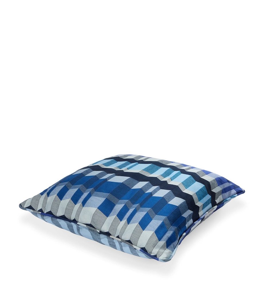 Missoni Zigzag Positano Cushion (45cm x 45cm) Blue Multicolour Image 2