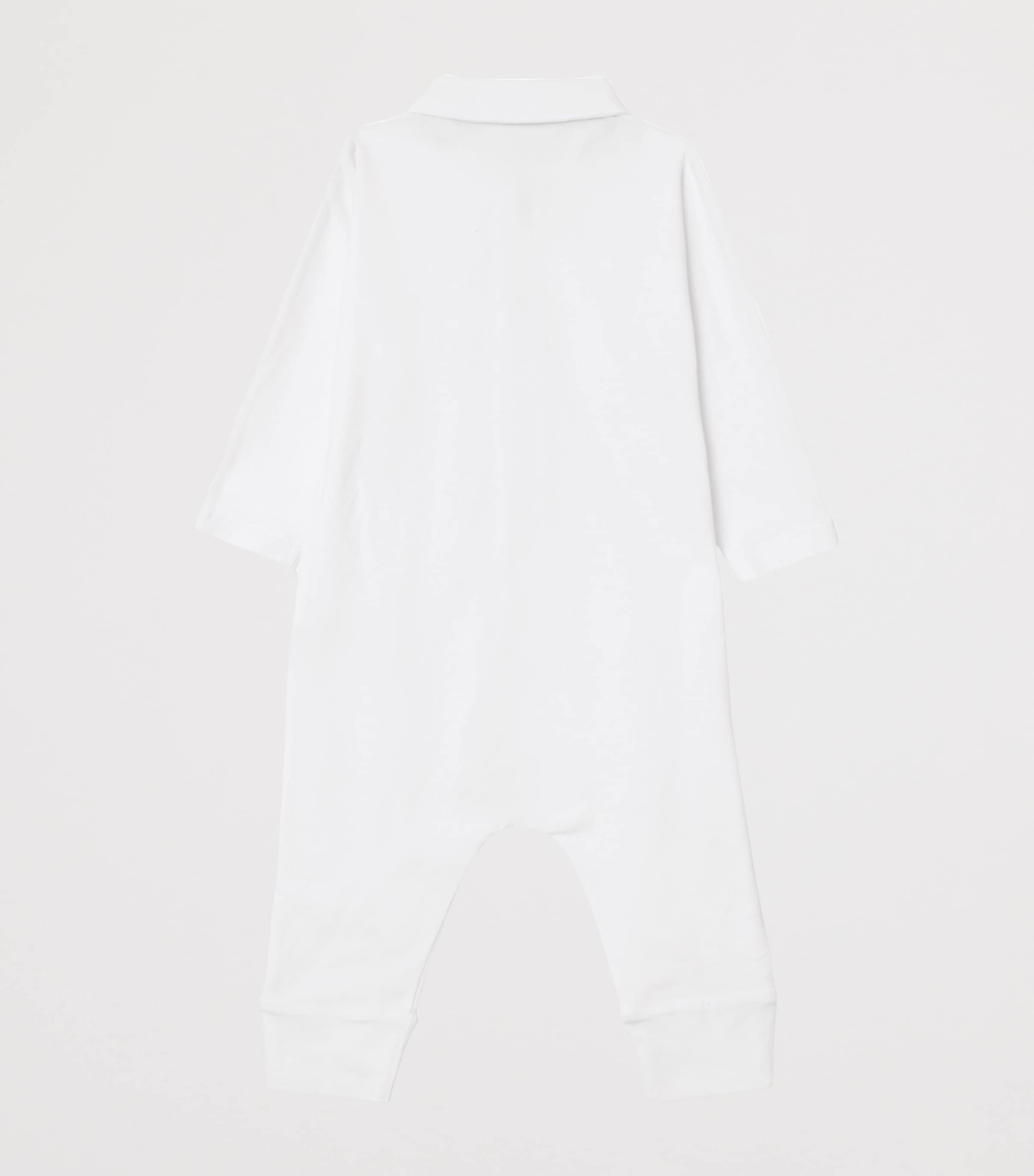 Cotton All-In-One, Hat and Bib Gift Set (1-18 Months) WHITE Image 2