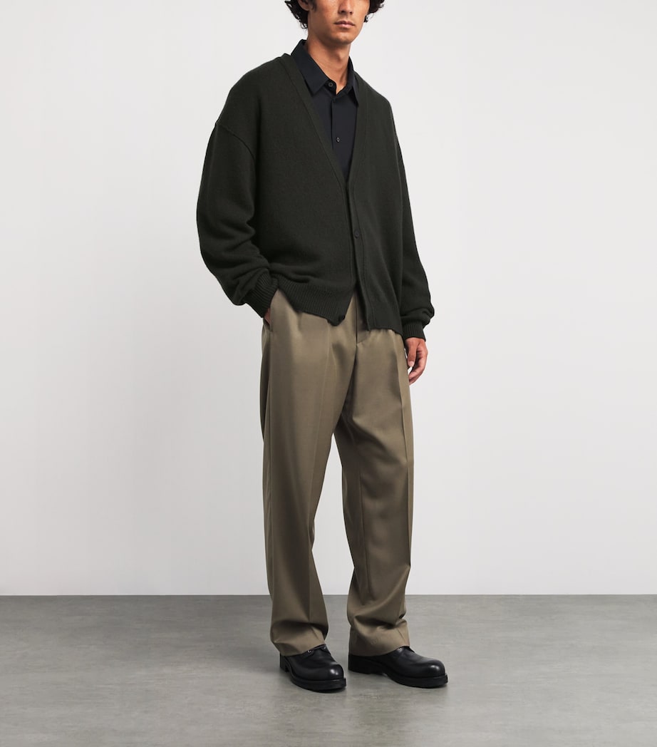 Mats Cashmere Cardigan FADED BLACK Image 2