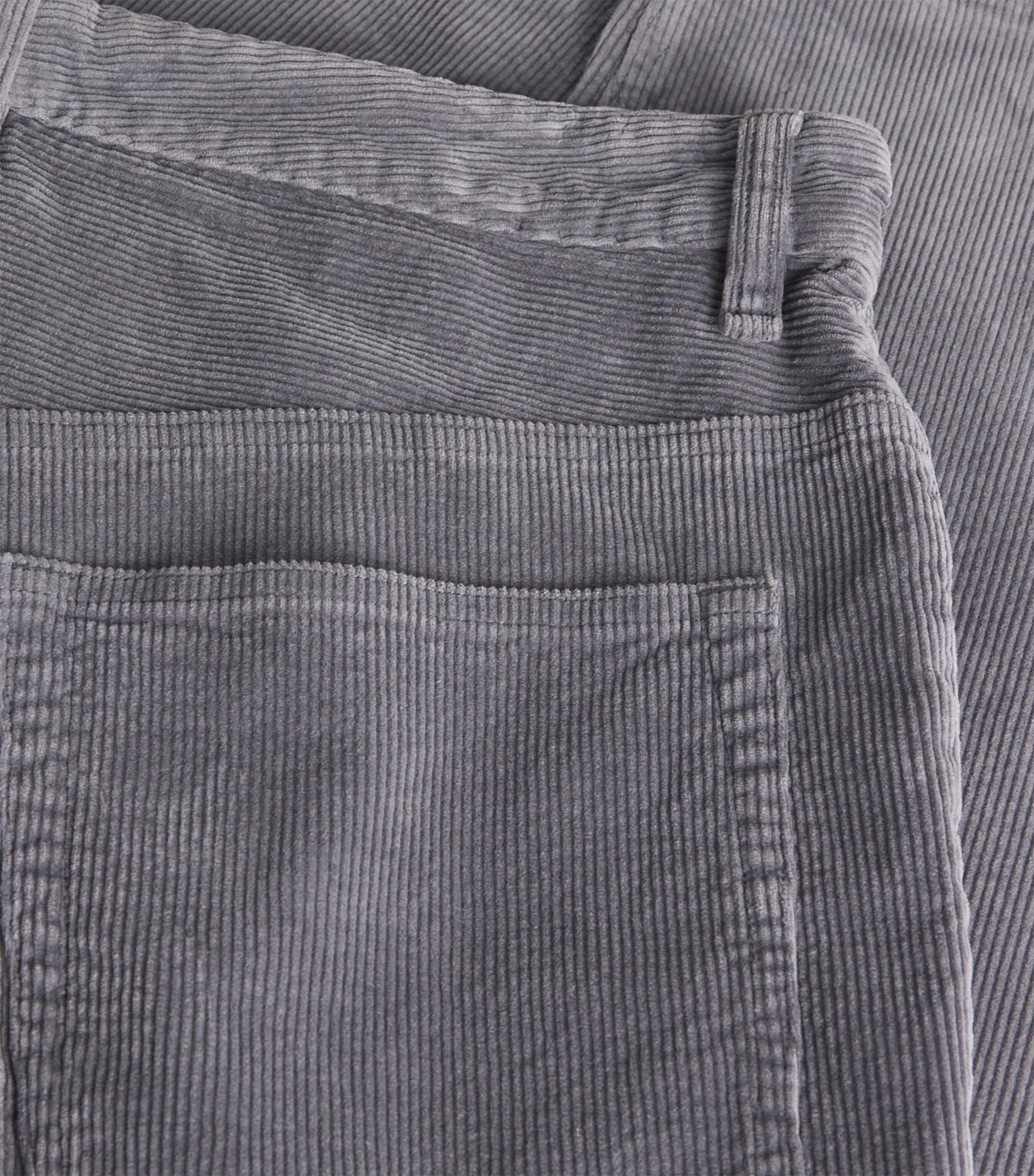 Cotton-Blend Corduroy rbBAGGY Trousers SLATE Image 5