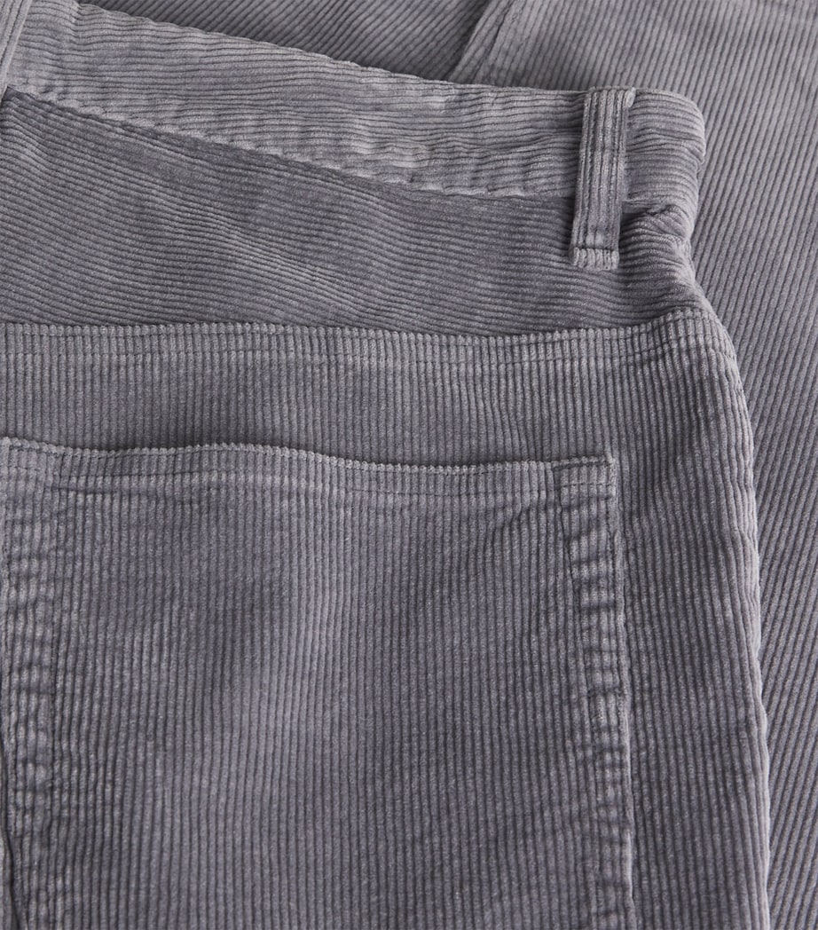 Cotton-Blend Corduroy rbBAGGY Trousers SLATE Image 5