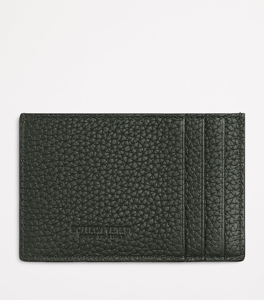Grained Leather Intrecciato Card Holder 3350 Image 2