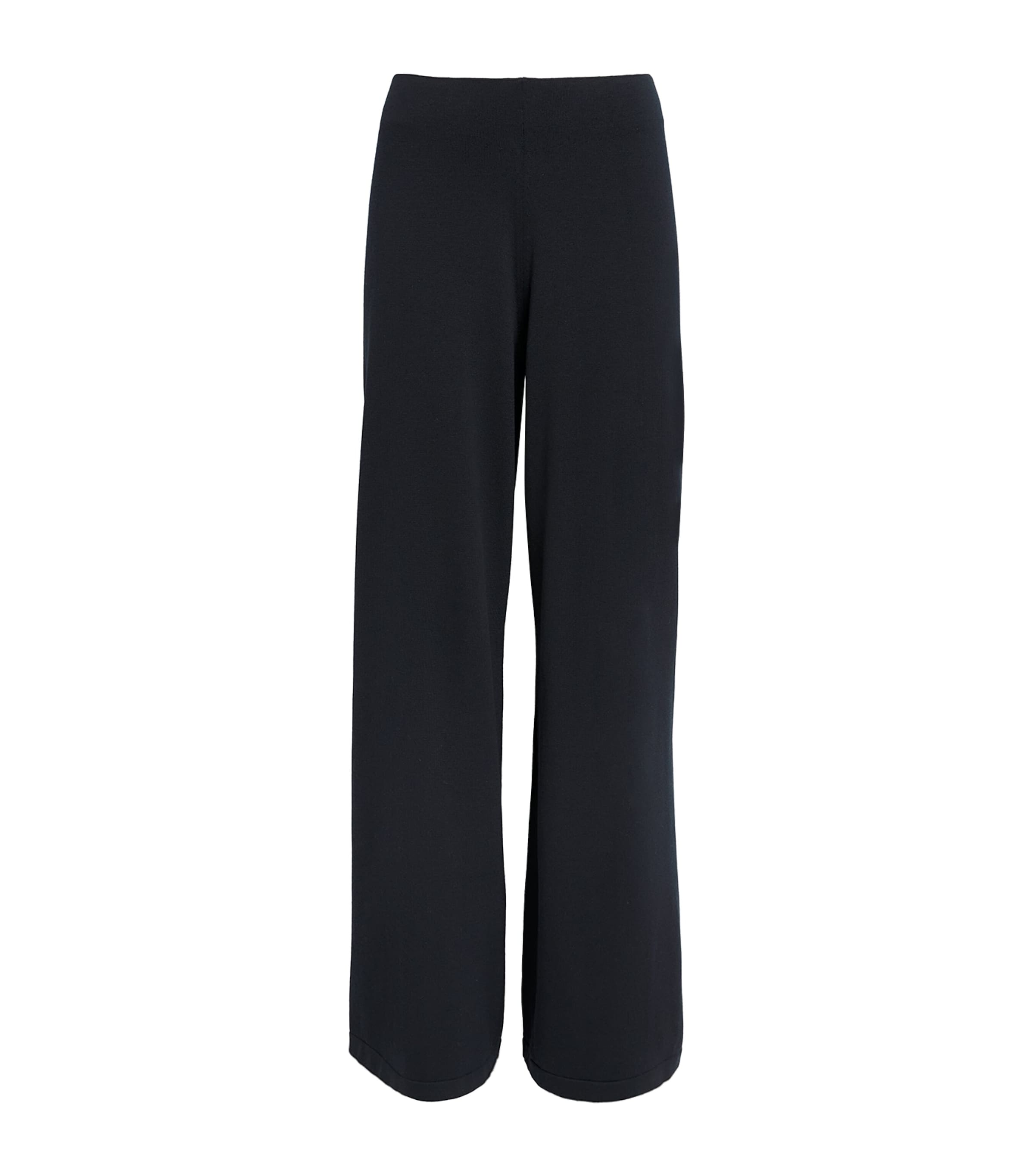 Falke Womens Merino Wool Trousers Dark Navy Image 1