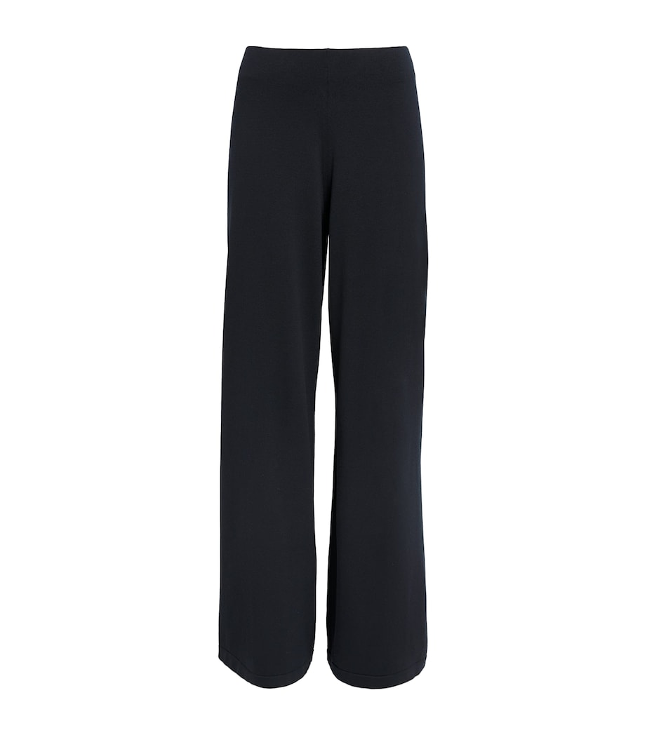 Falke Womens Merino Wool Trousers Dark Navy Image 1