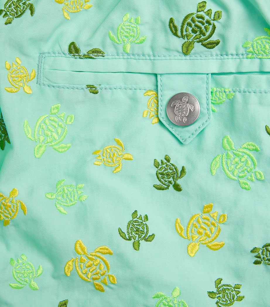 Embroidered Turtle Mistral Swim Shorts 432 CARAIBES Image 4