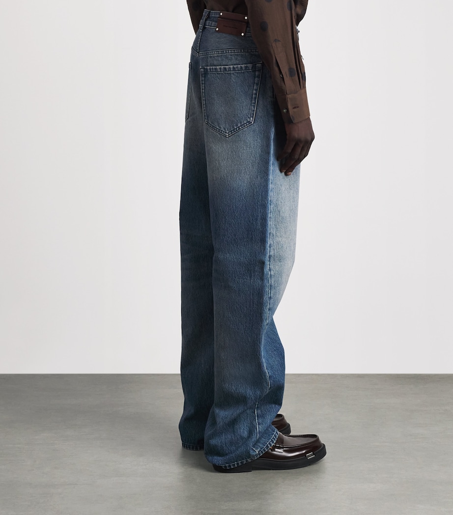 DRIES VAN NOTEN Mens Straight Jeans Image 5