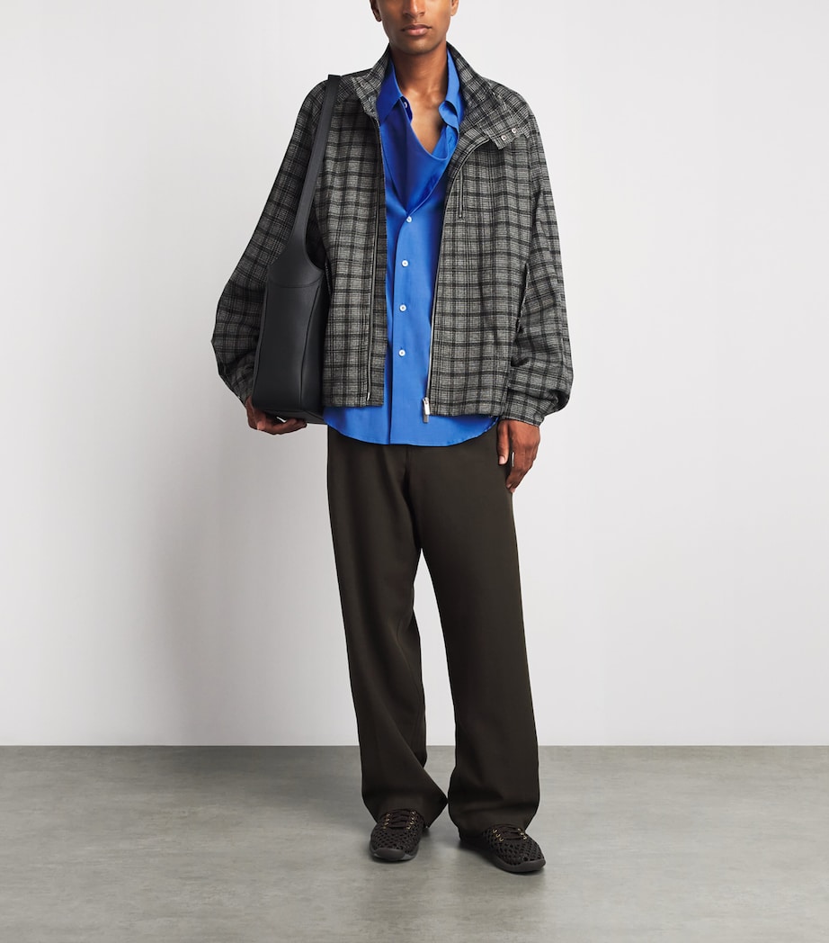 System Mens Triangular Panel Shirt Blue Image 2
